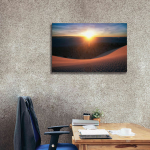 'Curved Dune Spot Removed' by Thomas Haney, Giclee Canvas Wall Art,40 x 26