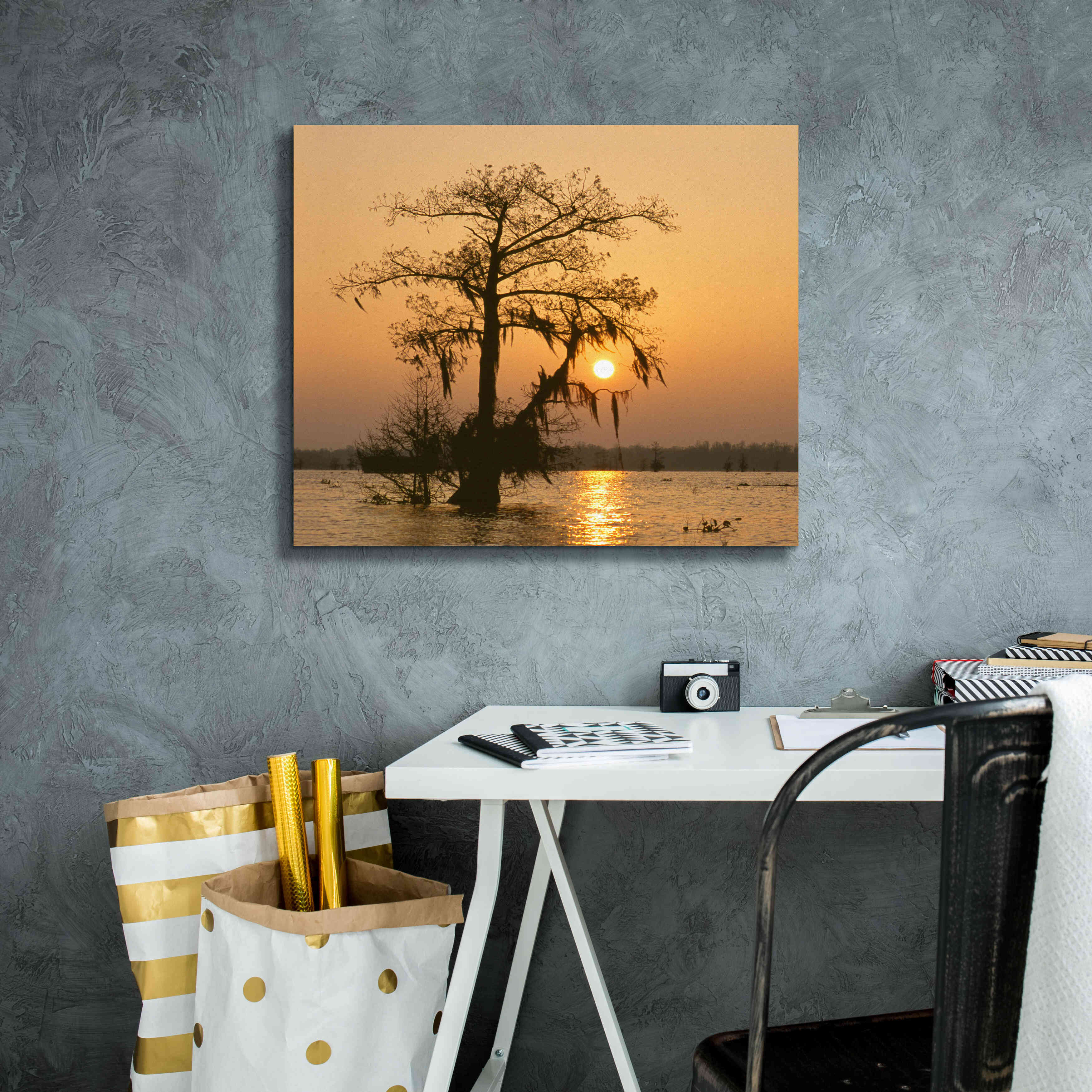 'Cypress Proc' by Thomas Haney, Giclee Canvas Wall Art,24 x 20
