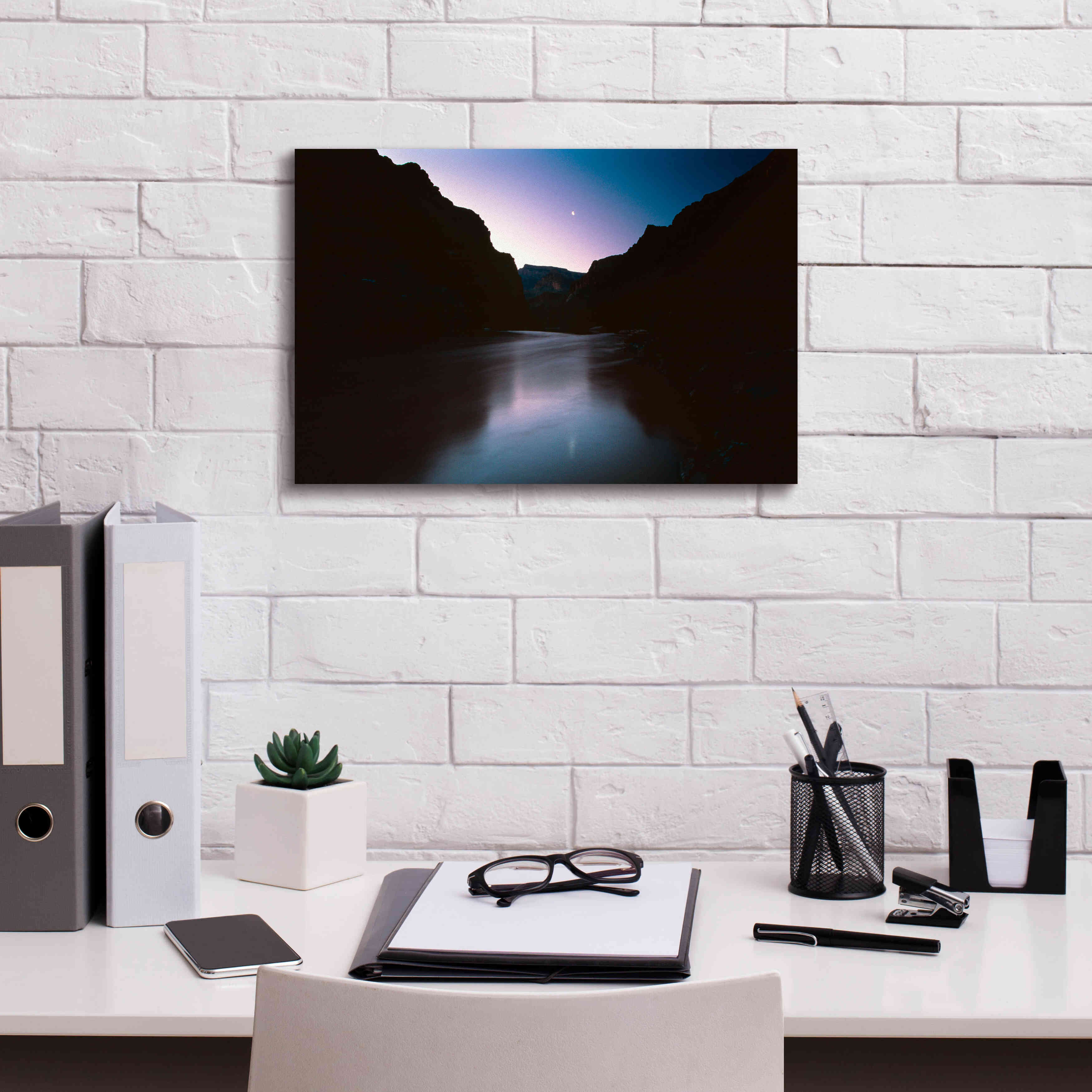 'GC Sunset 2' by Thomas Haney, Giclee Canvas Wall Art,18 x 12