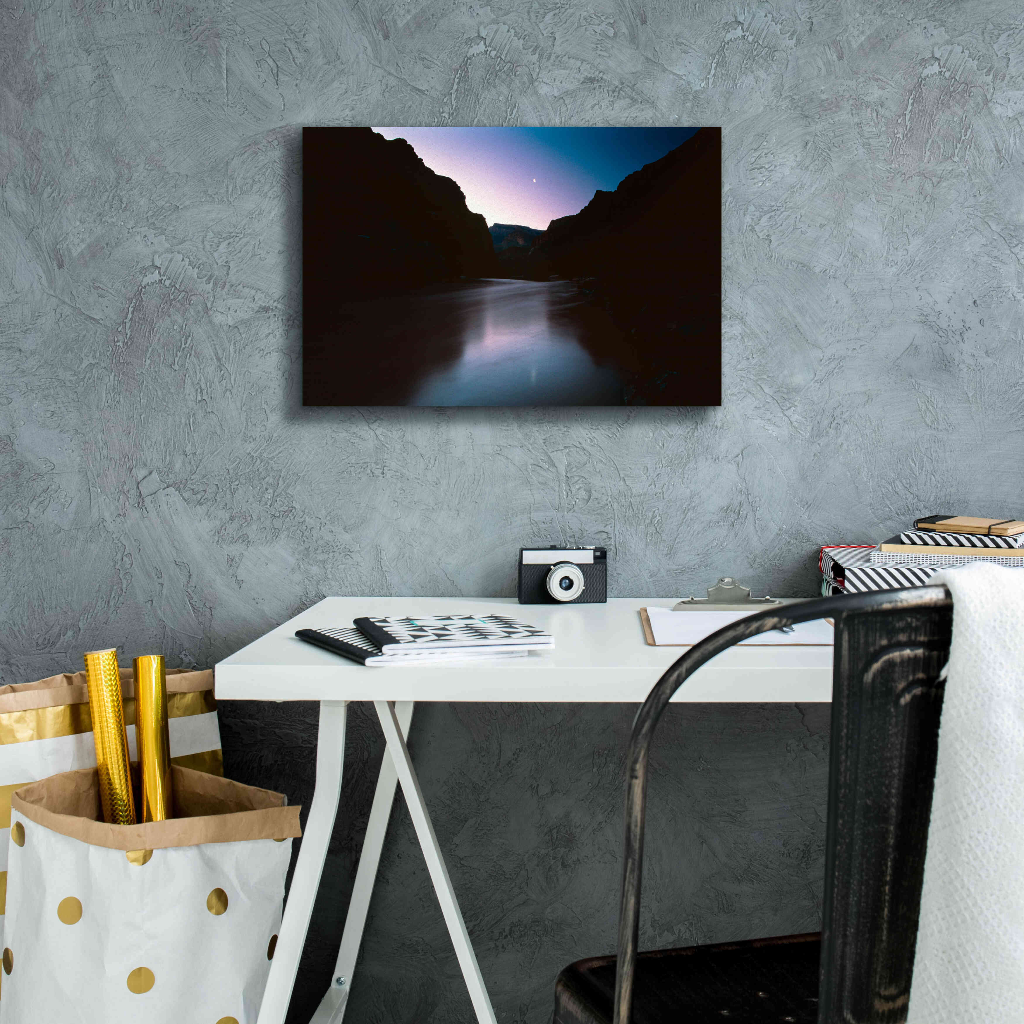 'GC Sunset 2' by Thomas Haney, Giclee Canvas Wall Art,18 x 12