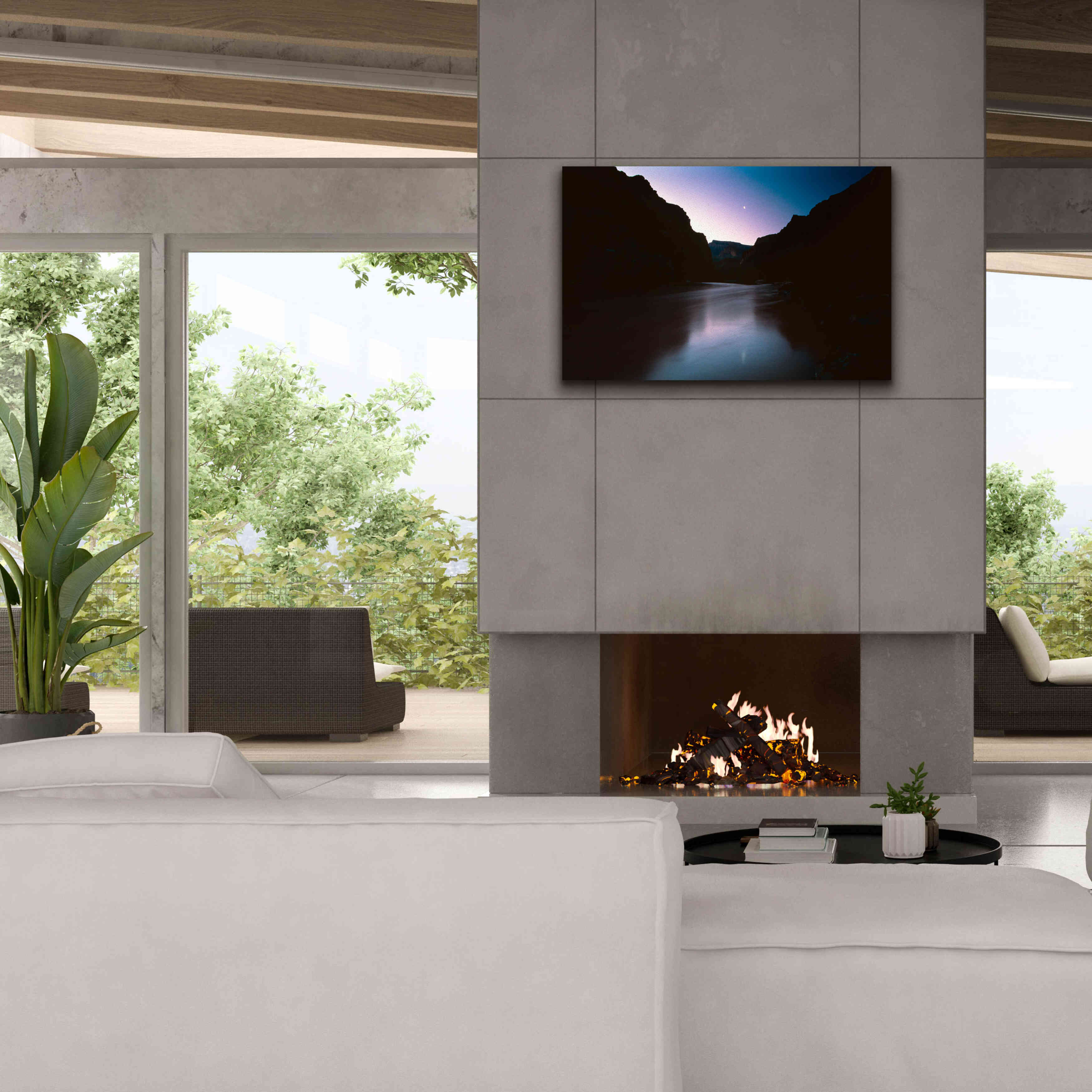 'GC Sunset 2' by Thomas Haney, Giclee Canvas Wall Art,40 x 26