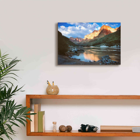 Image of 'Grand Canyon River' by Thomas Haney, Giclee Canvas Wall Art,18 x 12