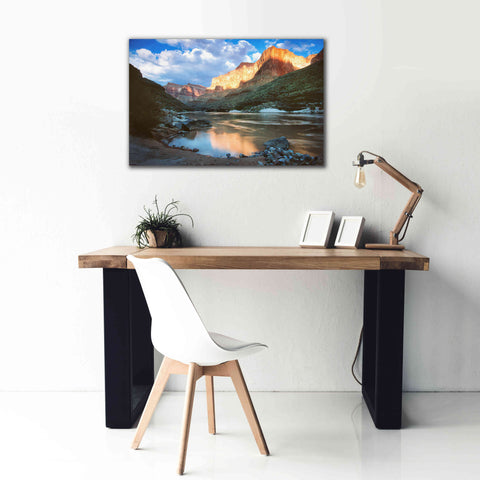 Image of 'Grand Canyon River' by Thomas Haney, Giclee Canvas Wall Art,40 x 26
