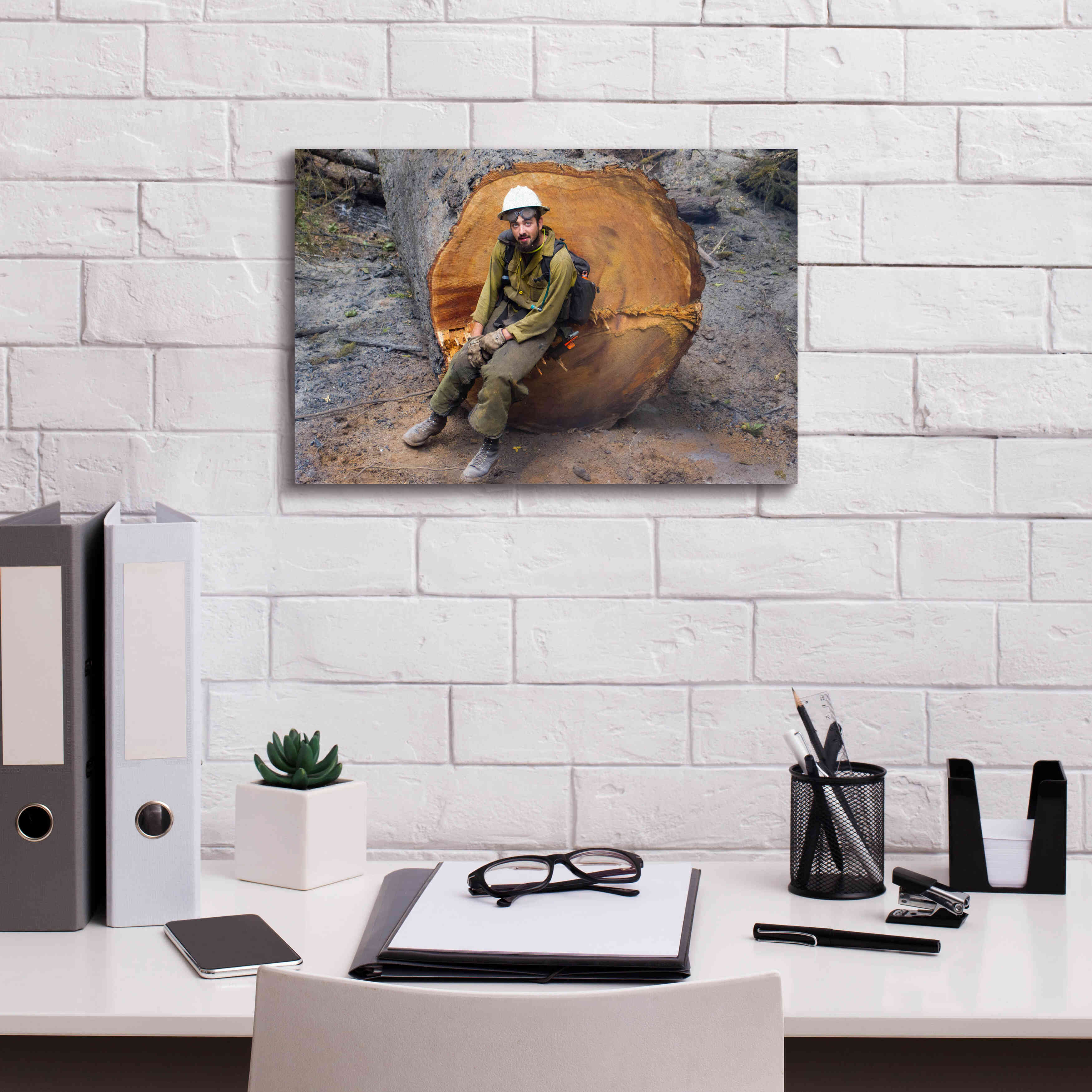 'Halvey' by Thomas Haney, Giclee Canvas Wall Art,18 x 12