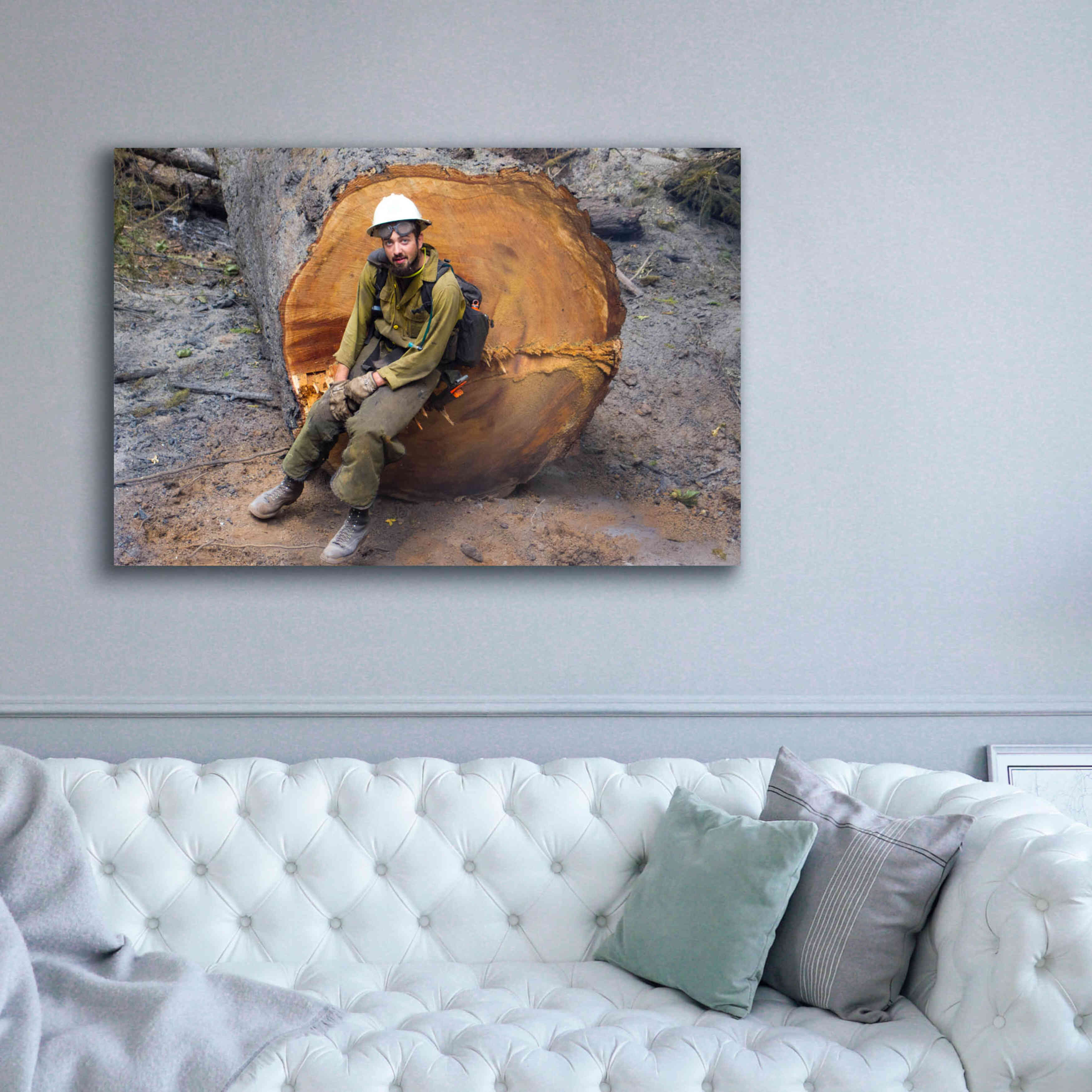 'Halvey' by Thomas Haney, Giclee Canvas Wall Art,60 x 40