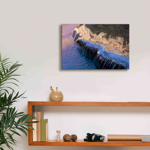 Image of 'Havasu Waterfall' by Thomas Haney, Giclee Canvas Wall Art,18 x 12