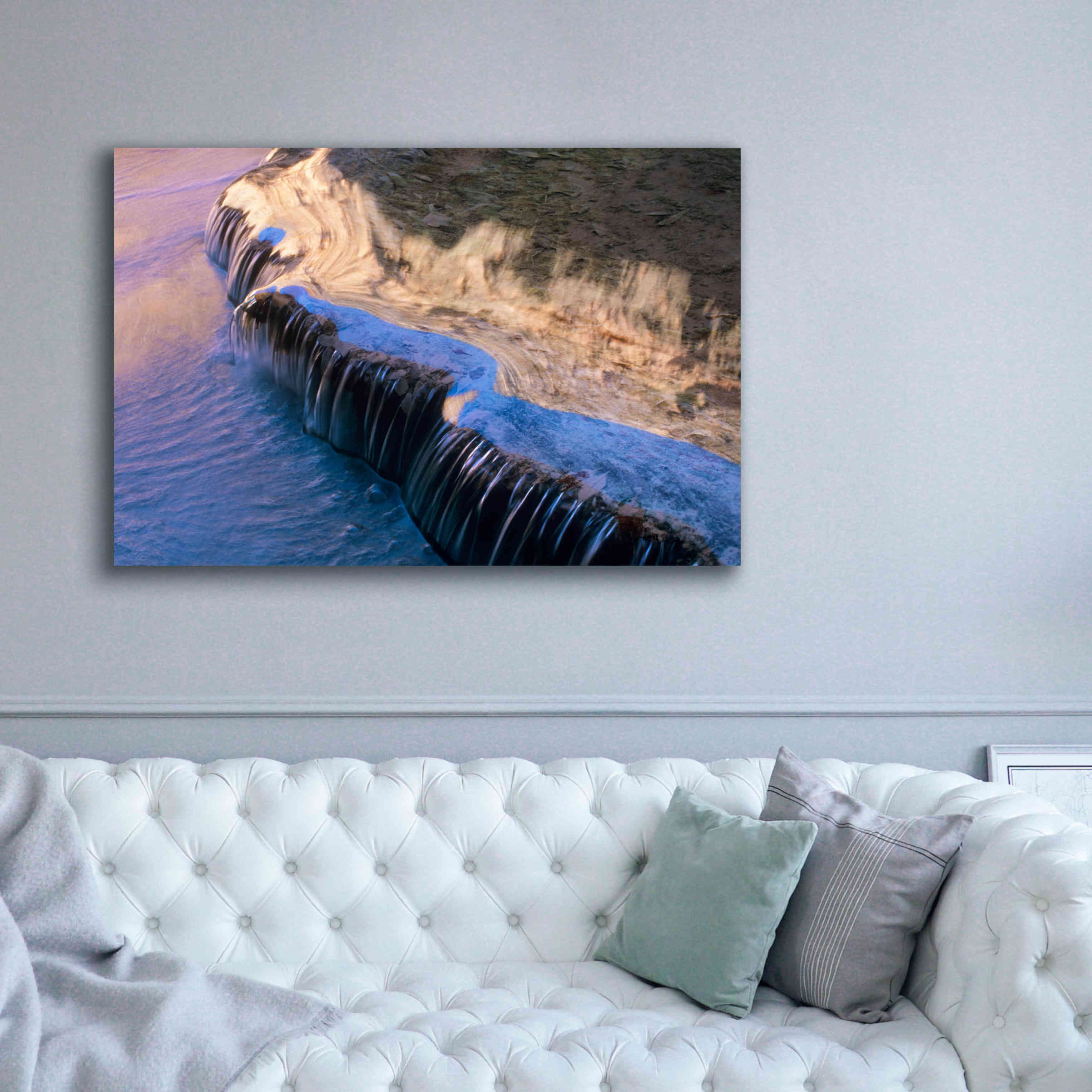'Havasu Waterfall' by Thomas Haney, Giclee Canvas Wall Art,60 x 40