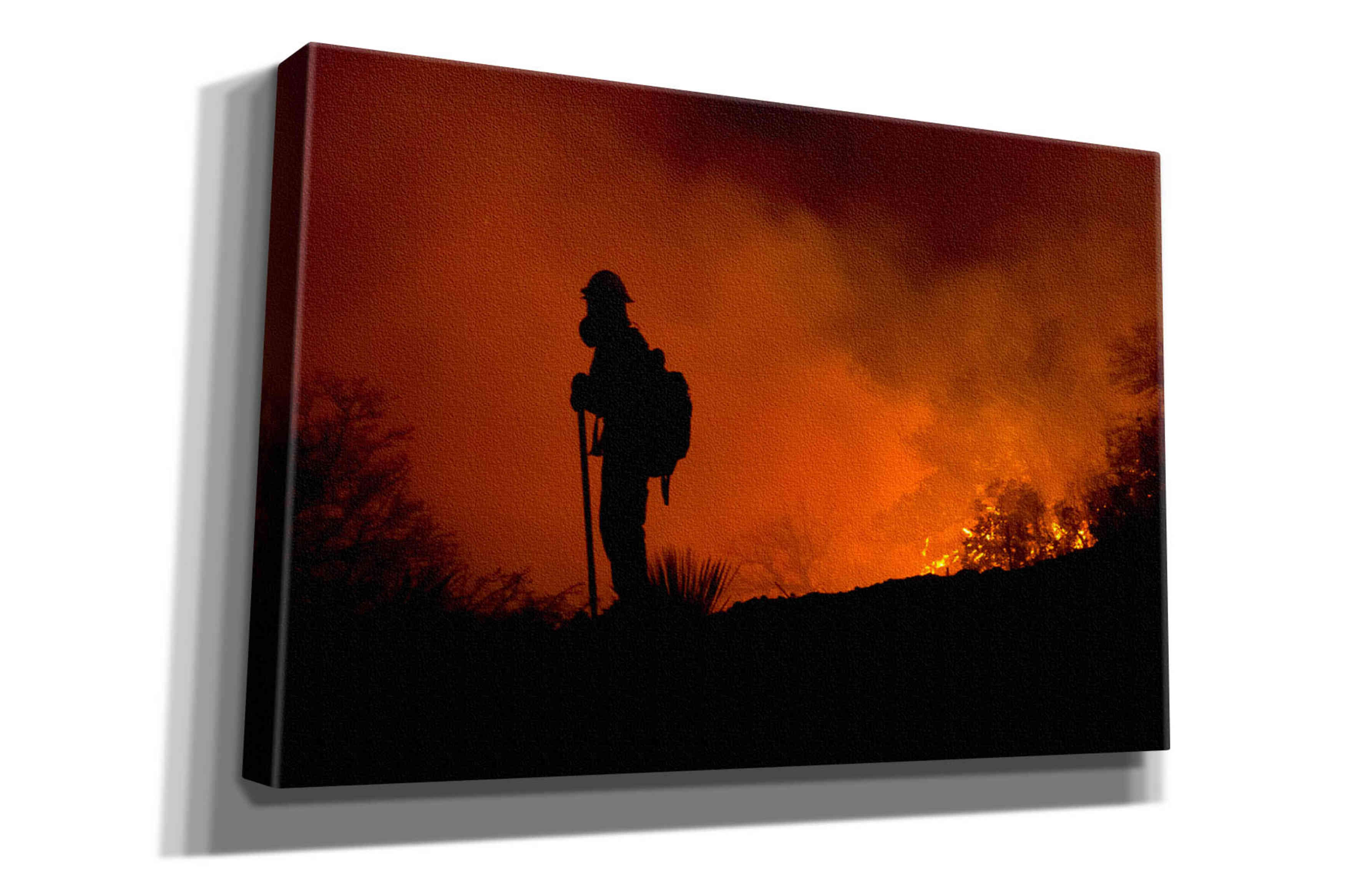 'Holding Line' by Thomas Haney, Giclee Canvas Wall Art