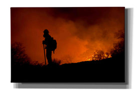 'Holding Line' by Thomas Haney, Giclee Canvas Wall Art