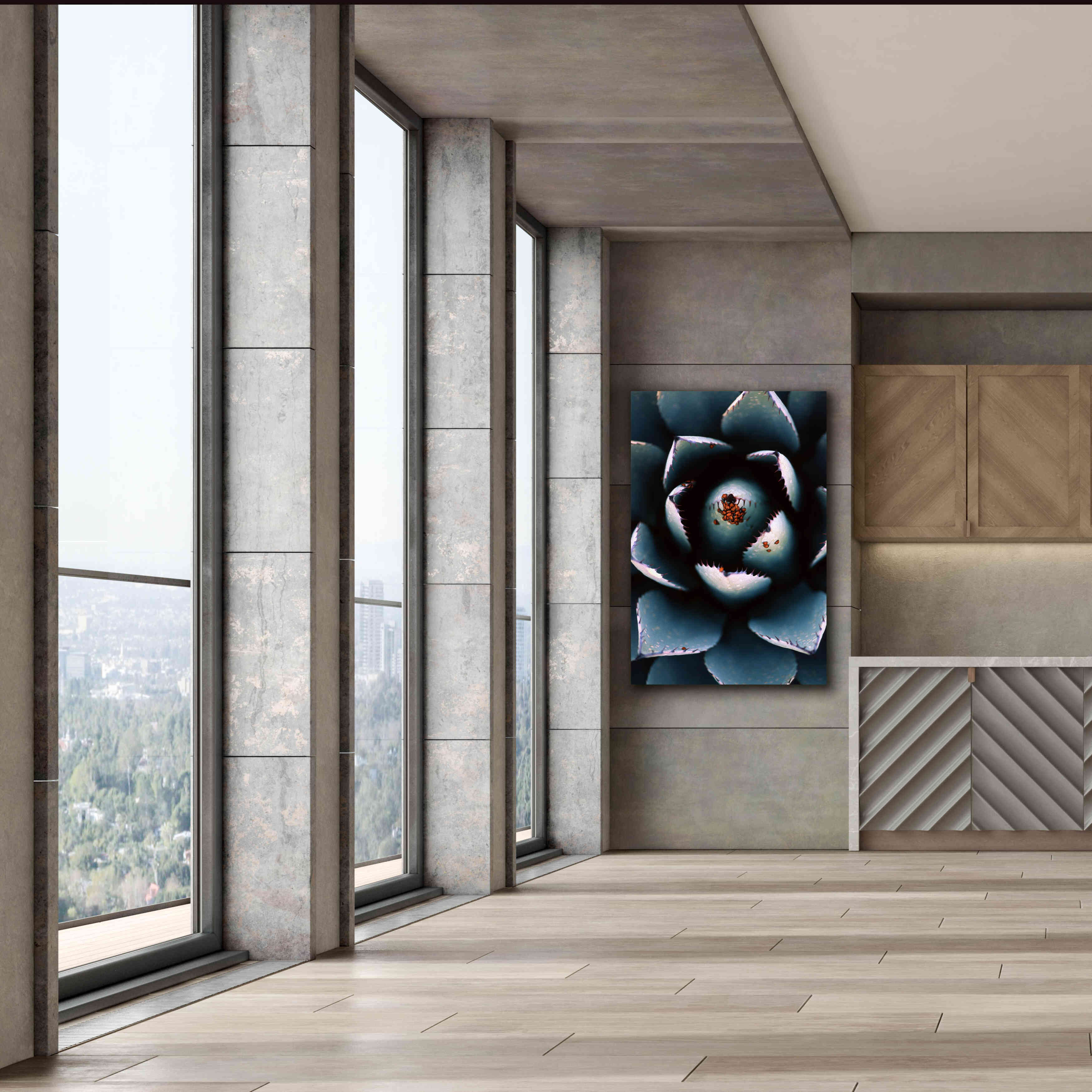 'Ladybugs Agave' by Thomas Haney, Giclee Canvas Wall Art,40 x 60