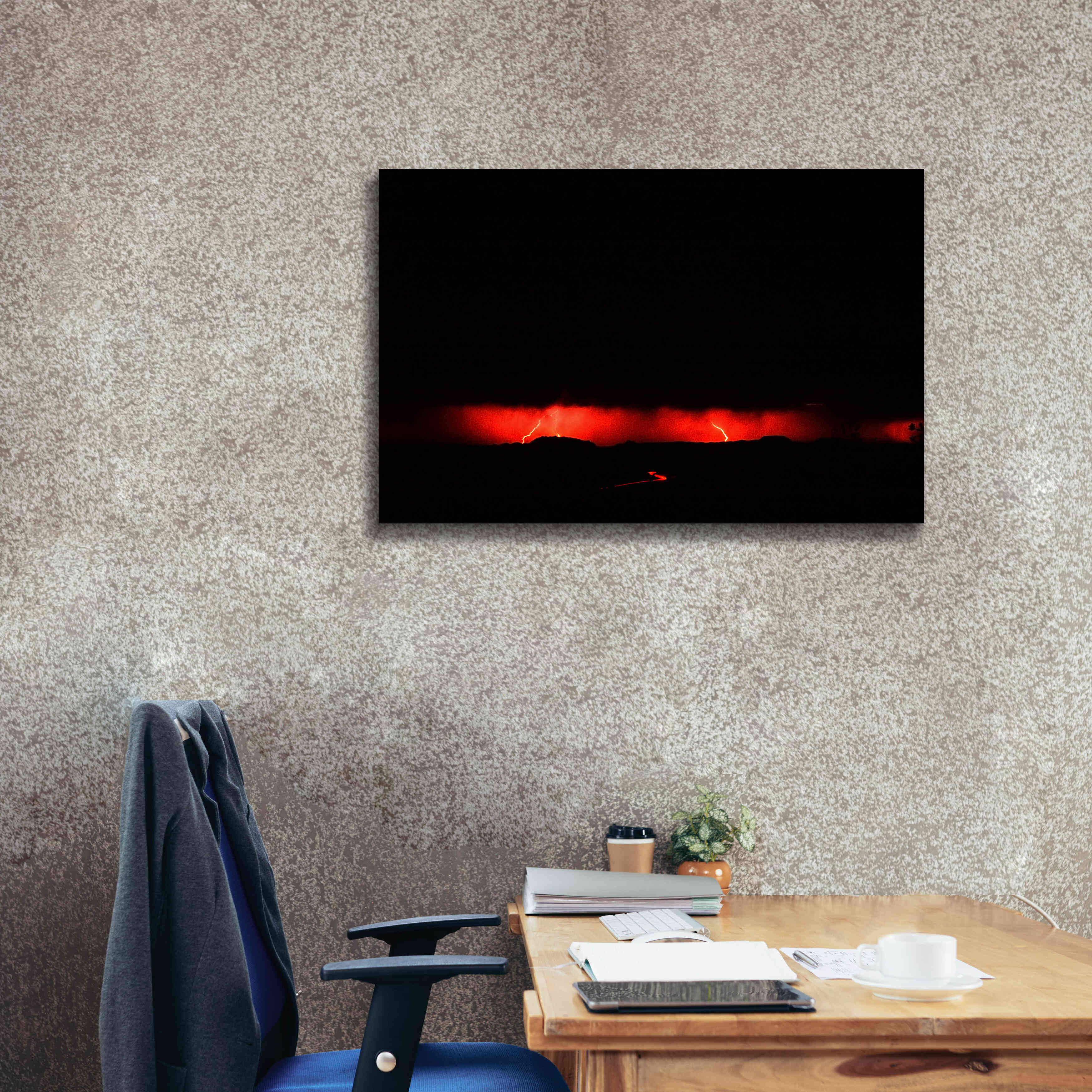 'Lightning Proc' by Thomas Haney, Giclee Canvas Wall Art,40 x 26