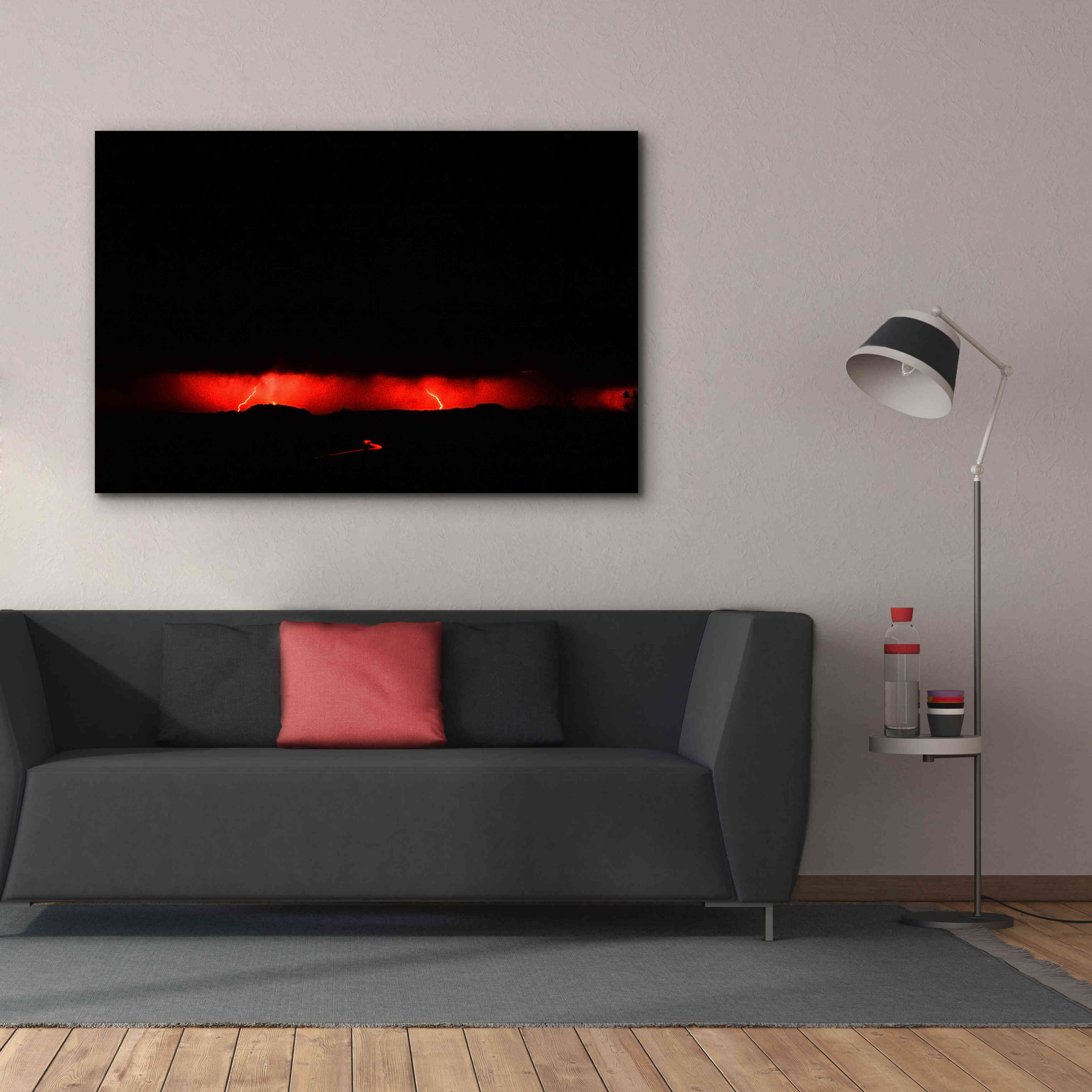 'Lightning Proc' by Thomas Haney, Giclee Canvas Wall Art,60 x 40