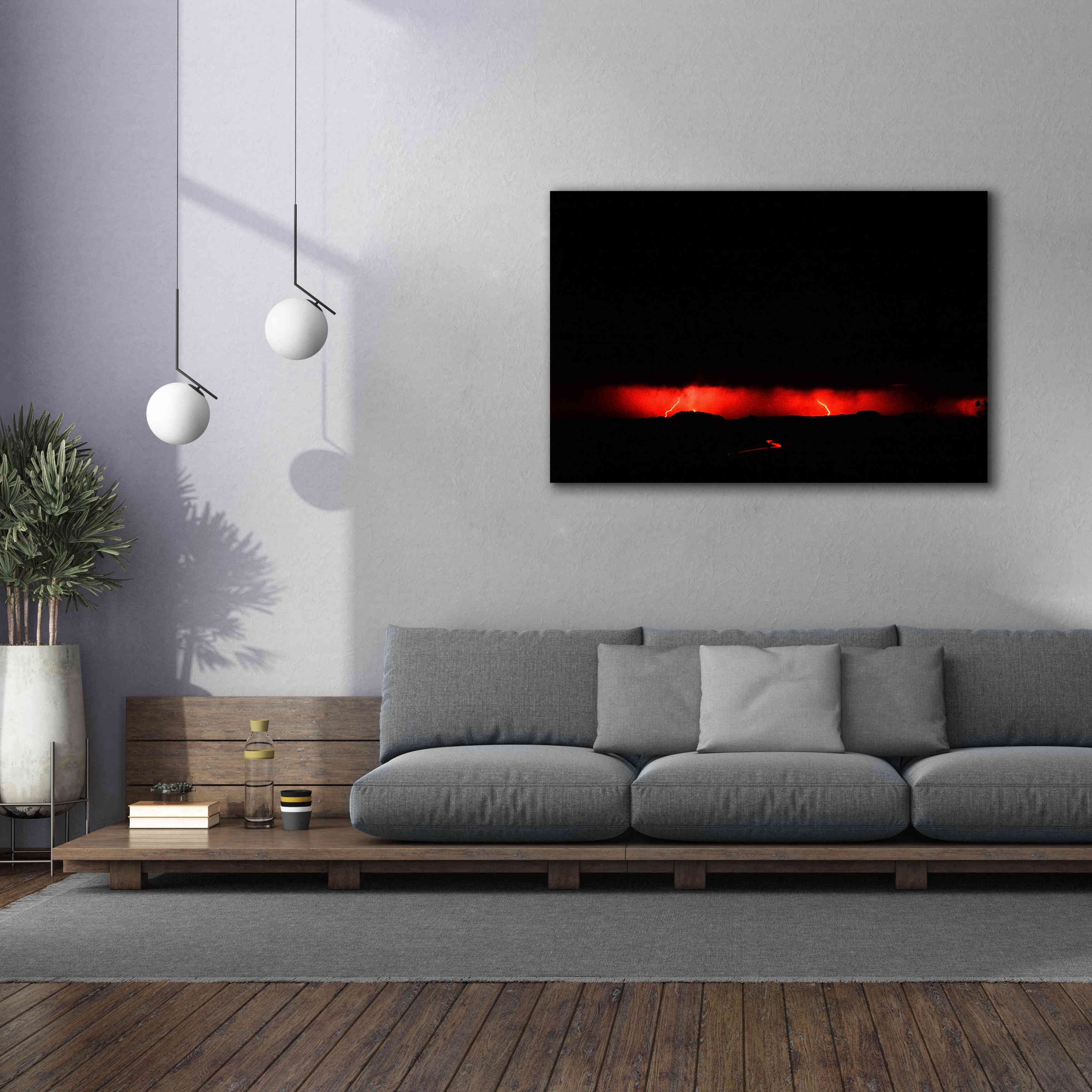 'Lightning Proc' by Thomas Haney, Giclee Canvas Wall Art,60 x 40