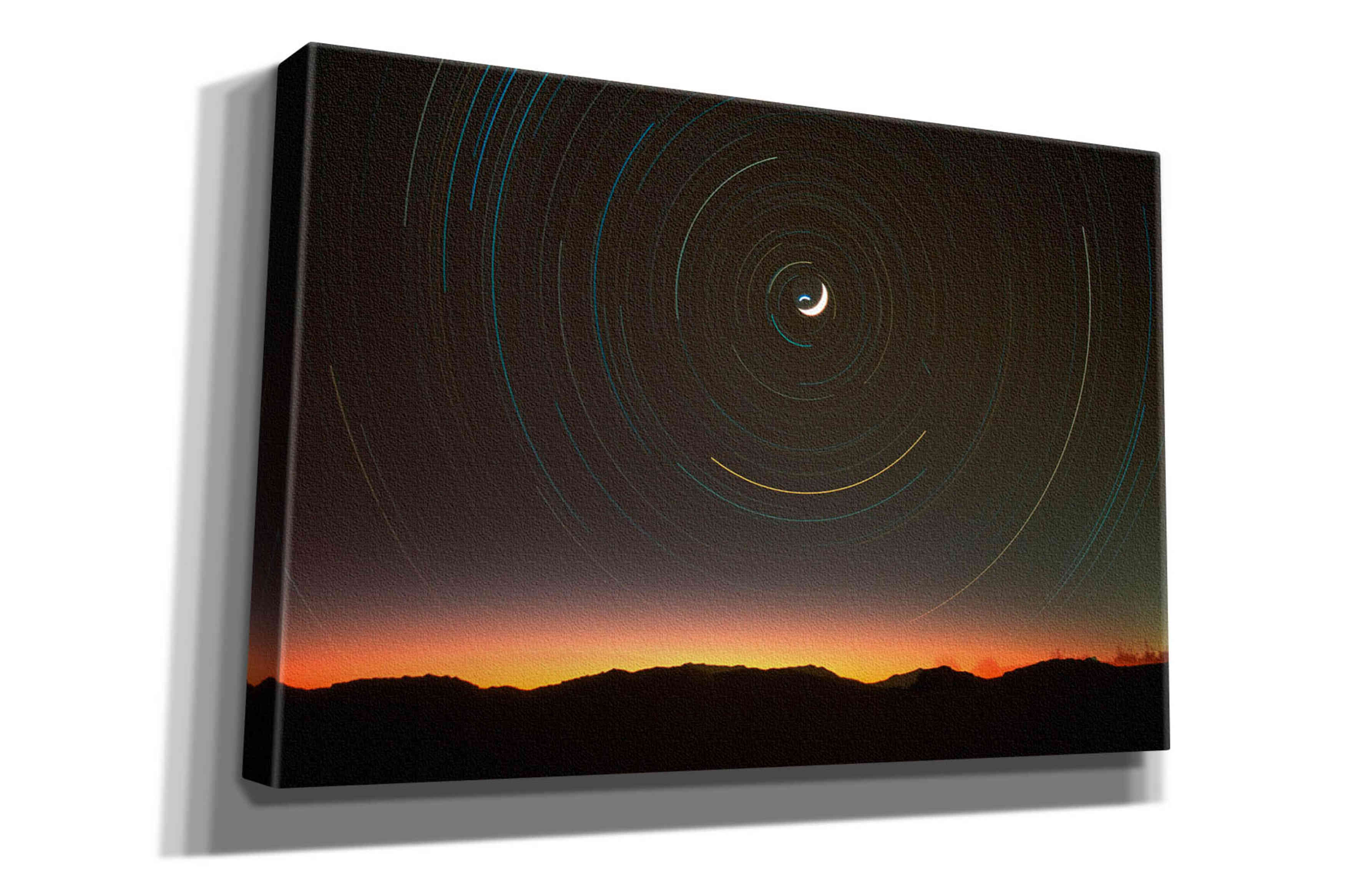 'Moon North Star' by Thomas Haney, Giclee Canvas Wall Art