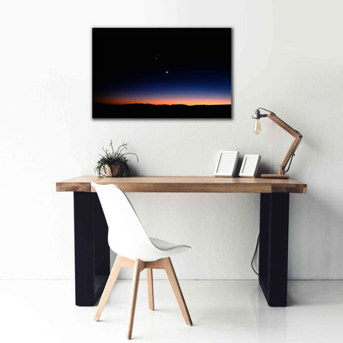 Image of 'Moon Planets' by Thomas Haney, Giclee Canvas Wall Art,40 x 26