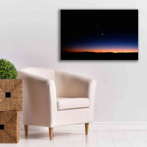 'Moon Planets' by Thomas Haney, Giclee Canvas Wall Art,40 x 26