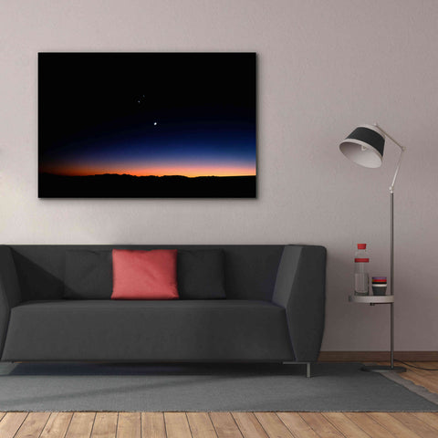 Image of 'Moon Planets' by Thomas Haney, Giclee Canvas Wall Art,60 x 40