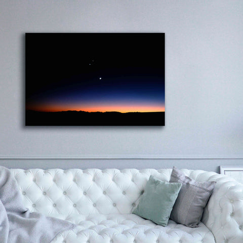 Image of 'Moon Planets' by Thomas Haney, Giclee Canvas Wall Art,60 x 40
