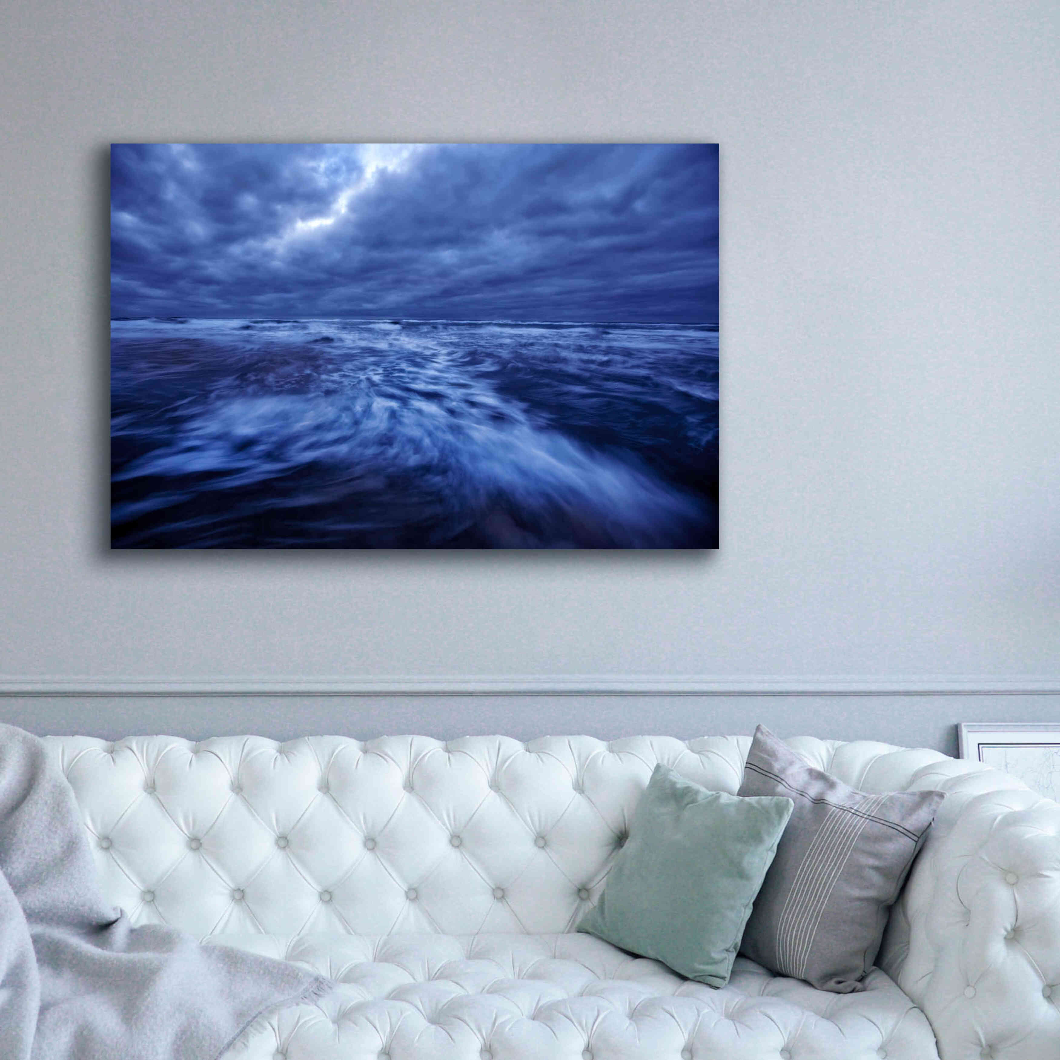 'Ocean Turmoil' by Thomas Haney, Giclee Canvas Wall Art,60 x 40