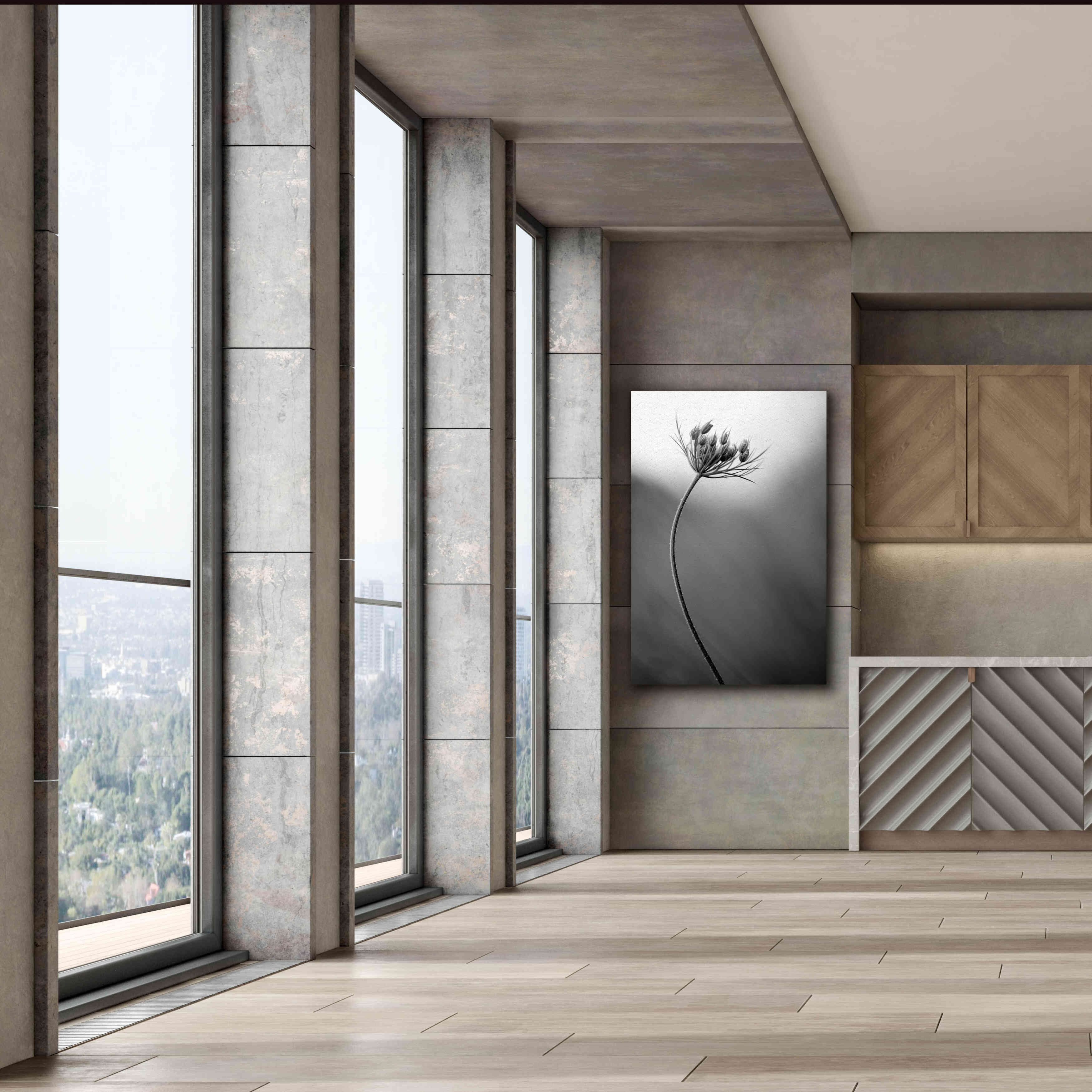 'Queen Anne's B&W' by Thomas Haney, Giclee Canvas Wall Art,40 x 60