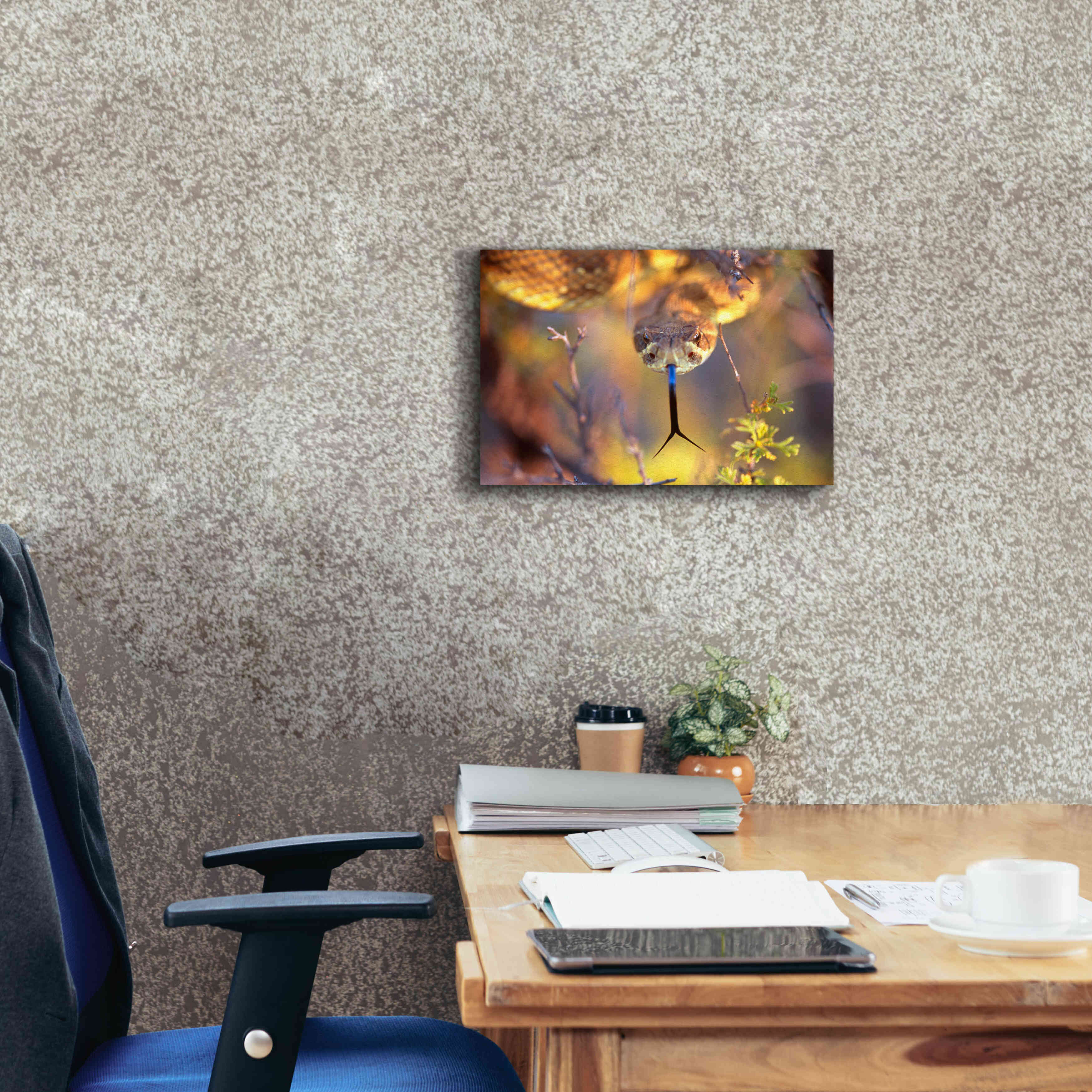 'Rattle' by Thomas Haney, Giclee Canvas Wall Art,18 x 12