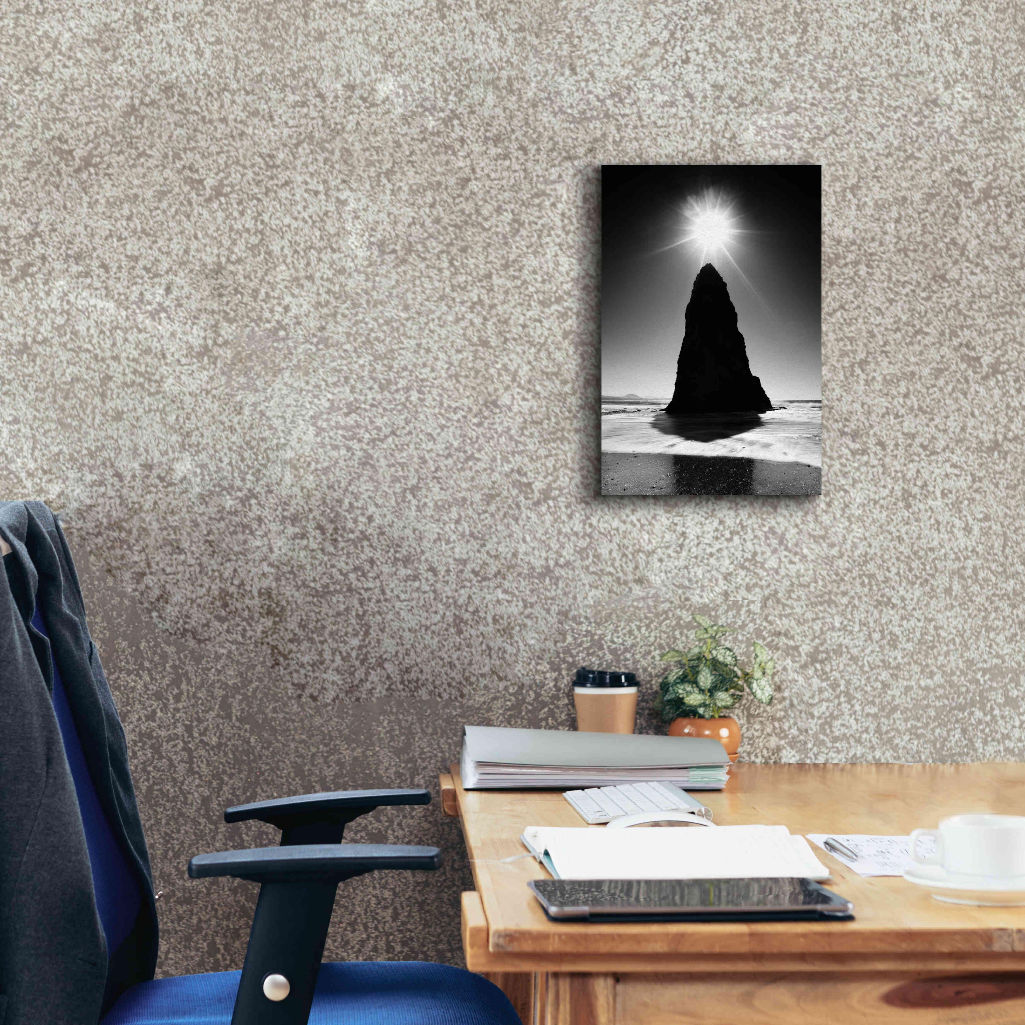 'Rock Pillar Sun' by Thomas Haney, Giclee Canvas Wall Art,12 x 18