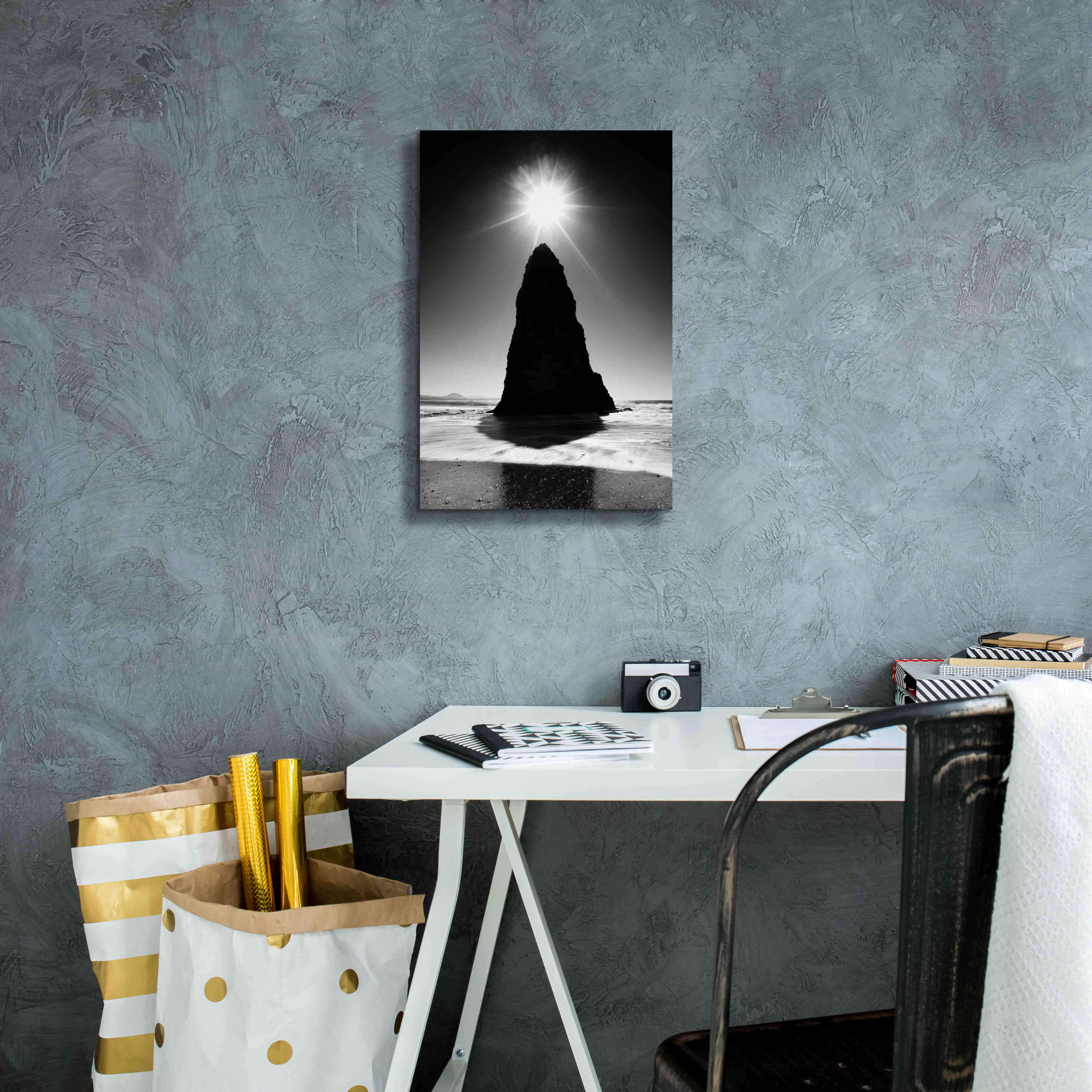 'Rock Pillar Sun' by Thomas Haney, Giclee Canvas Wall Art,12 x 18