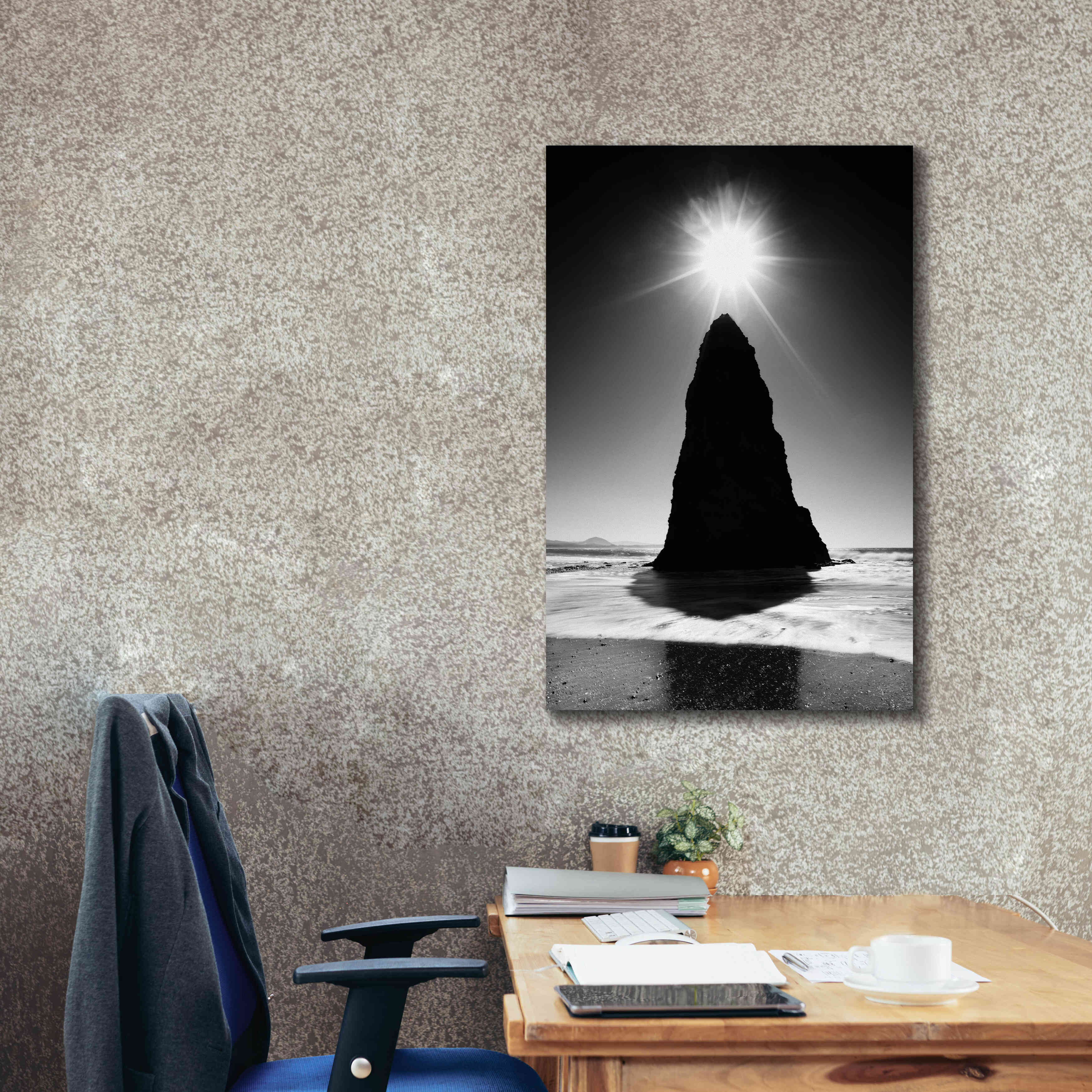 'Rock Pillar Sun' by Thomas Haney, Giclee Canvas Wall Art,26 x 40