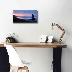 'Rock Pillar wide view' by Thomas Haney, Giclee Canvas Wall Art,24 x 12