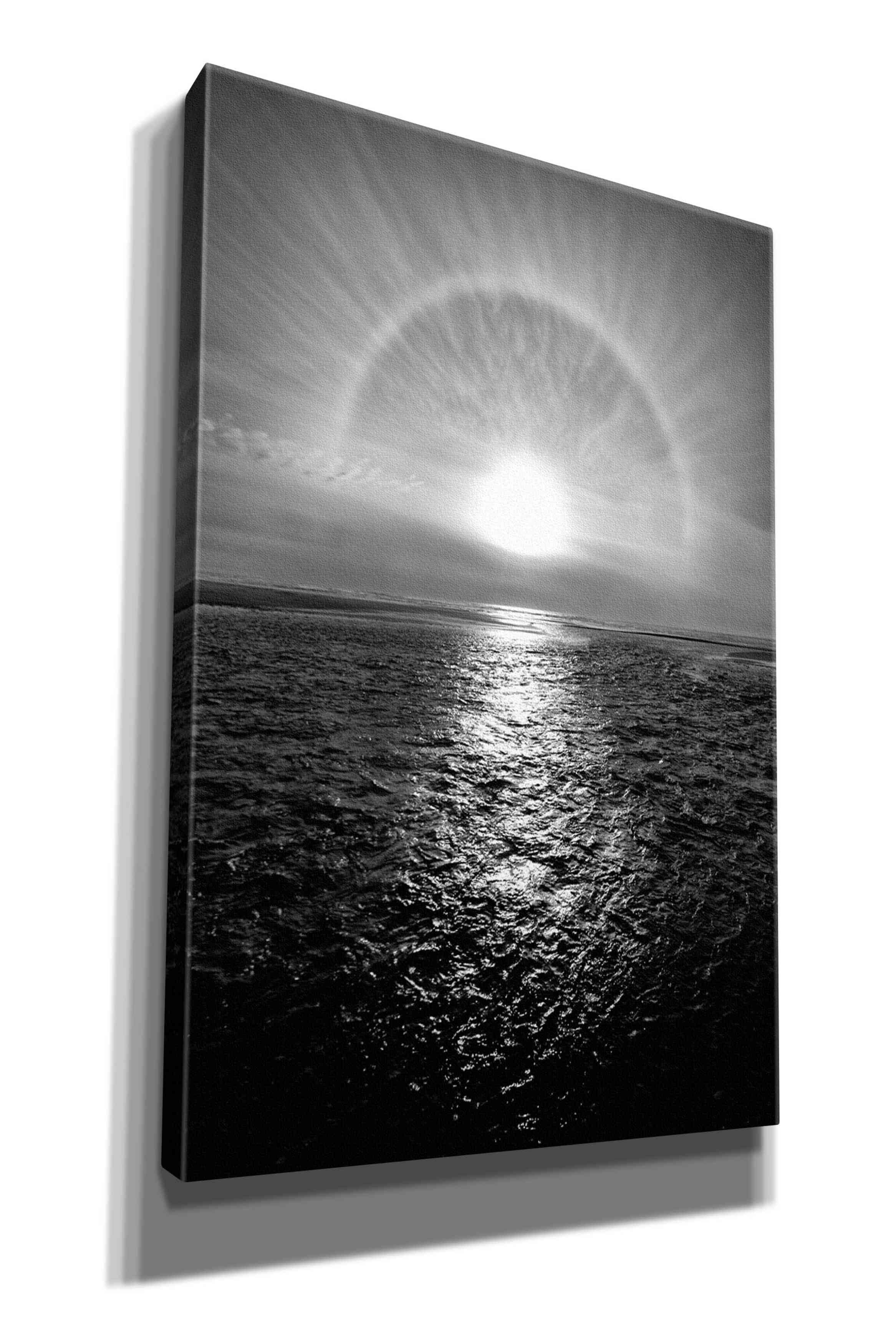 'Sun Halo Streak Silver' by Thomas Haney, Giclee Canvas Wall Art