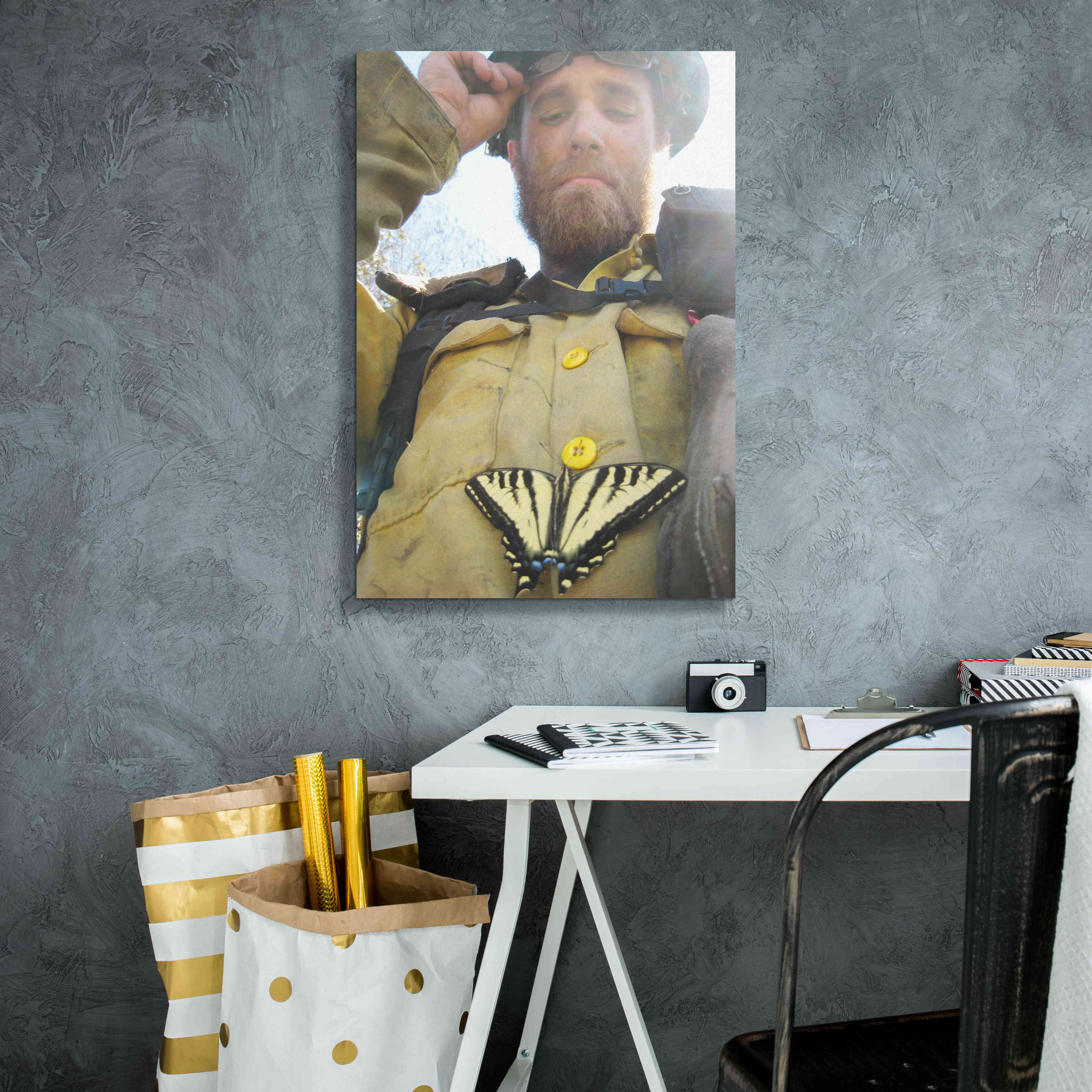 'Swallow tail' by Thomas Haney, Giclee Canvas Wall Art,18 x 26