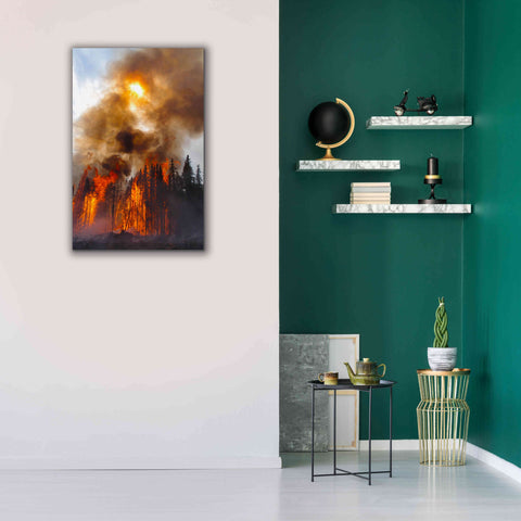 Image of 'Torching' by Thomas Haney, Giclee Canvas Wall Art,26 x 40