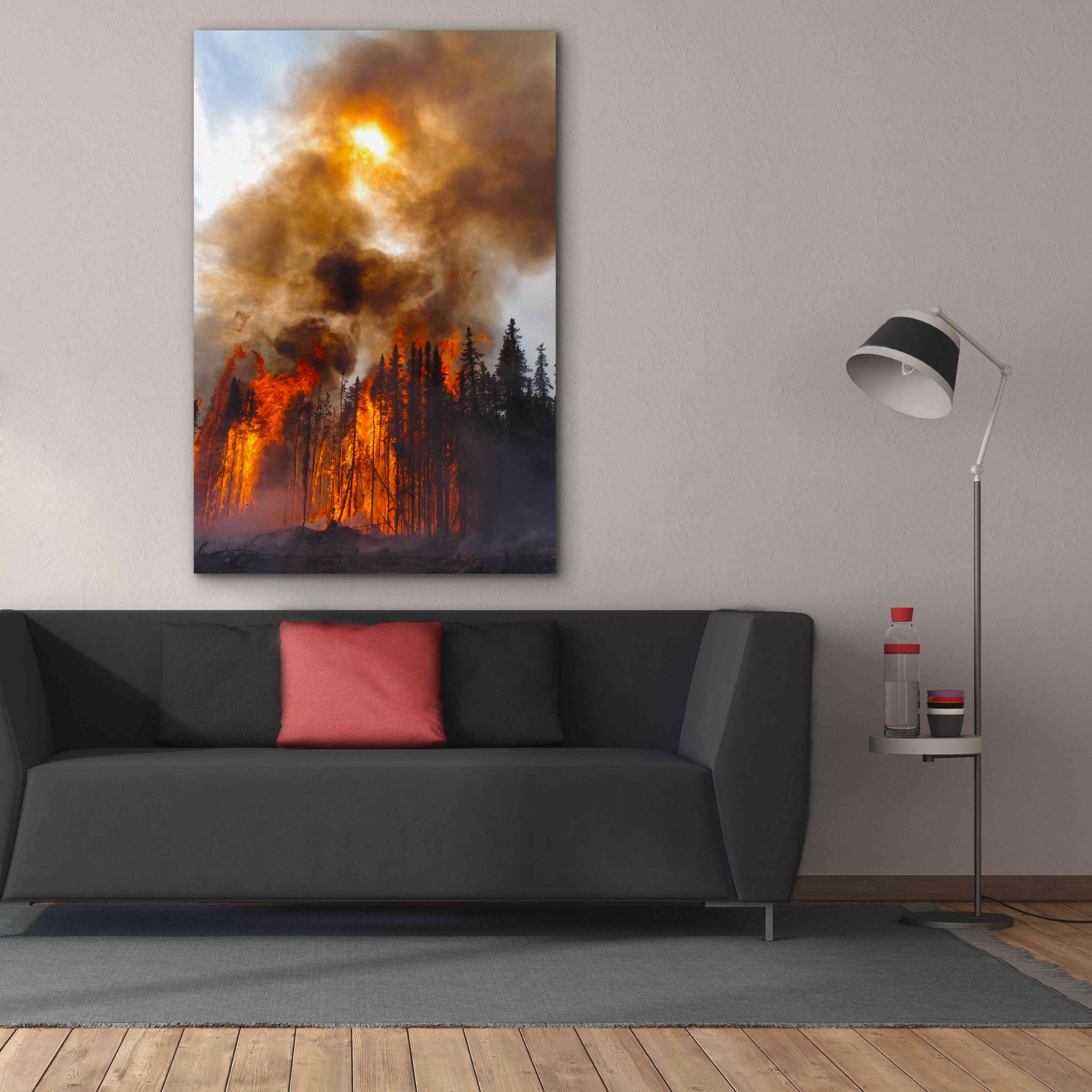 'Torching' by Thomas Haney, Giclee Canvas Wall Art,40 x 60