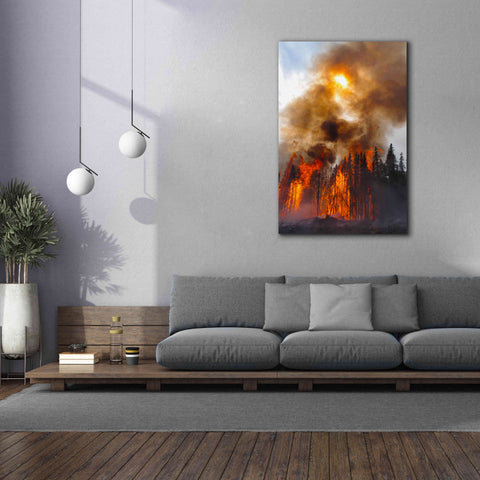 Image of 'Torching' by Thomas Haney, Giclee Canvas Wall Art,40 x 60