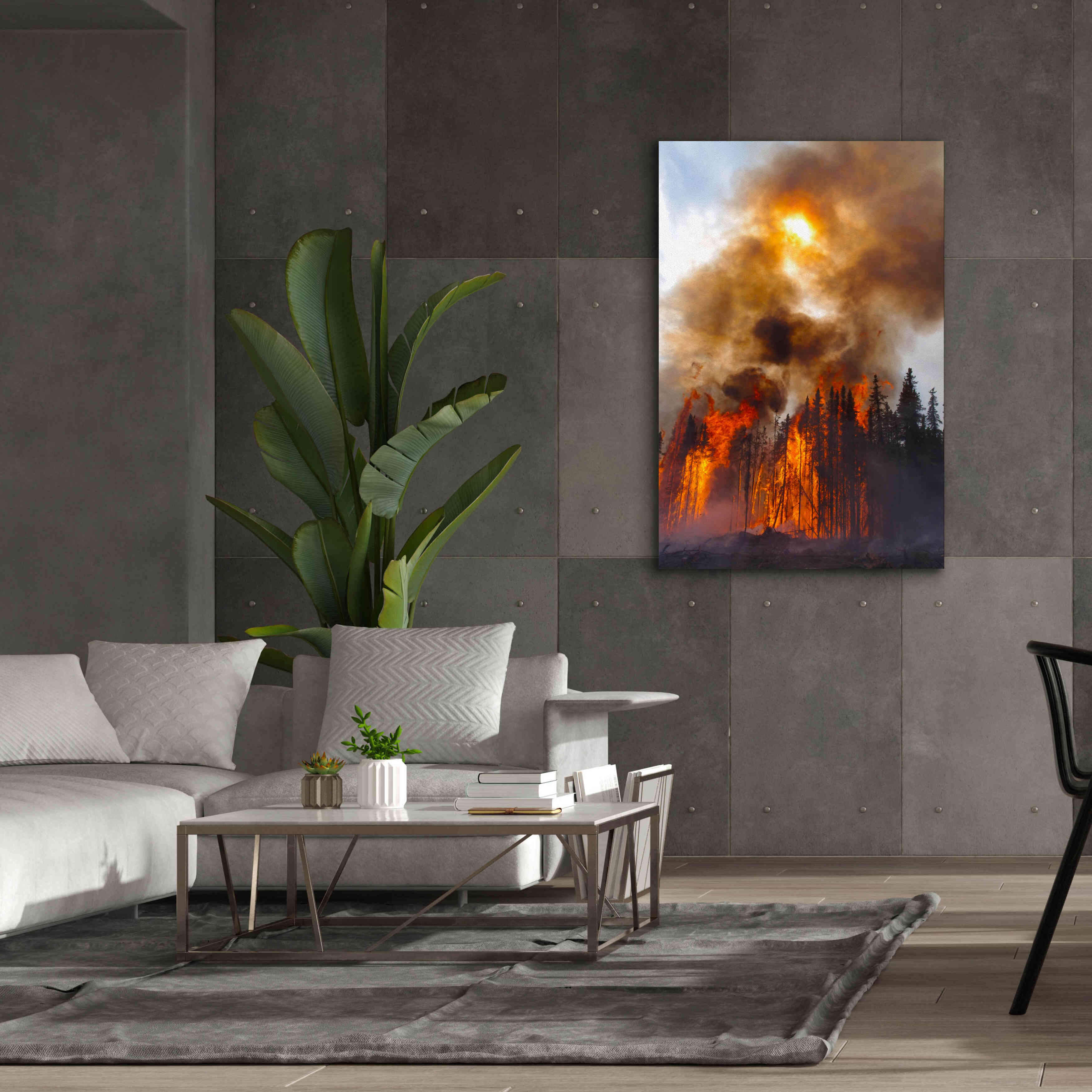 'Torching' by Thomas Haney, Giclee Canvas Wall Art,40 x 60