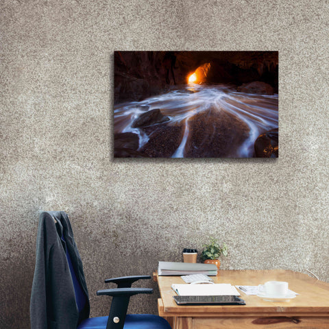 Image of 'Cave Horiz 2 Proc' by Thomas Haney, Giclee Canvas Wall Art,40 x 26