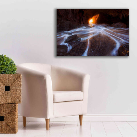 Image of 'Cave Horiz 2 Proc' by Thomas Haney, Giclee Canvas Wall Art,40 x 26