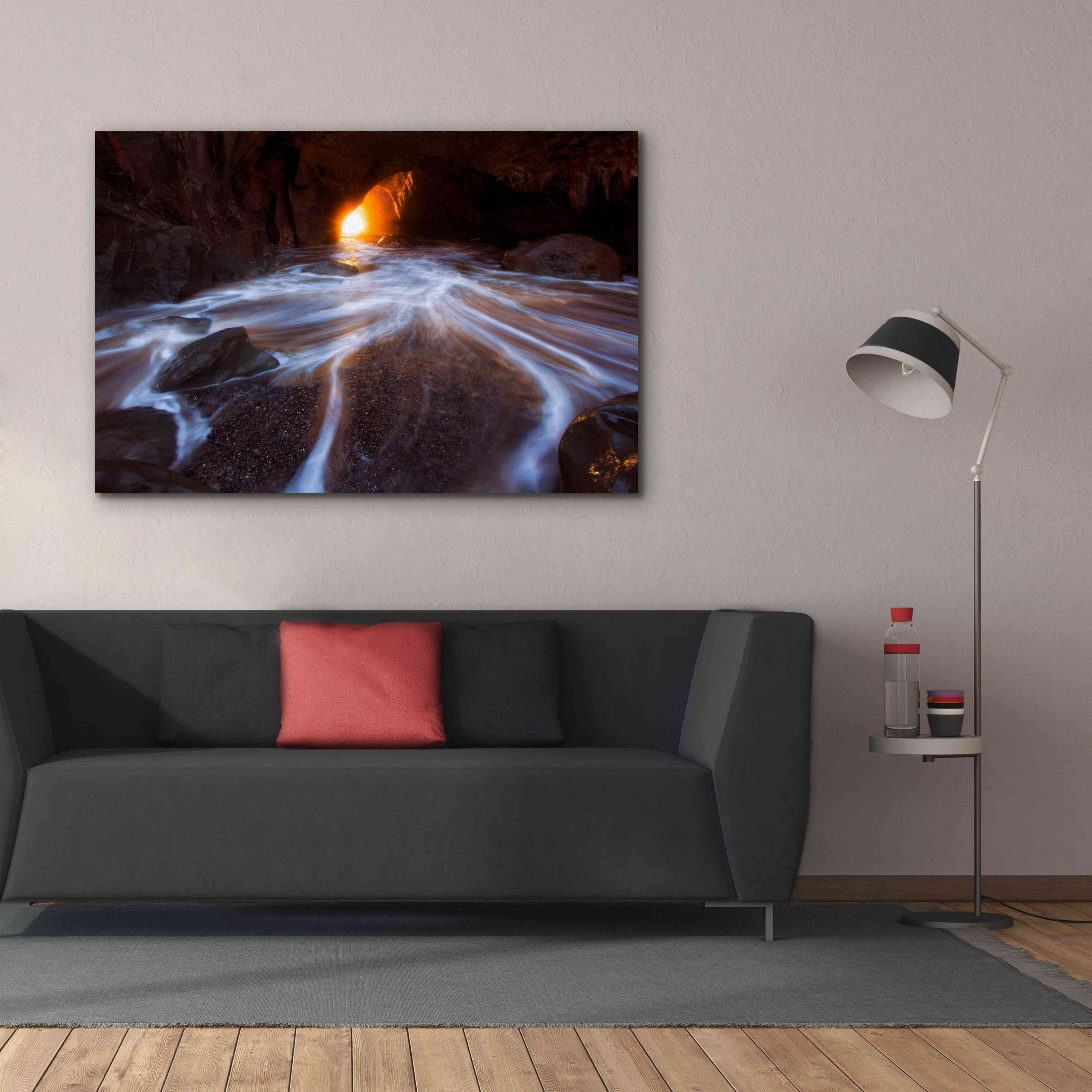'Cave Horiz 2 Proc' by Thomas Haney, Giclee Canvas Wall Art,60 x 40