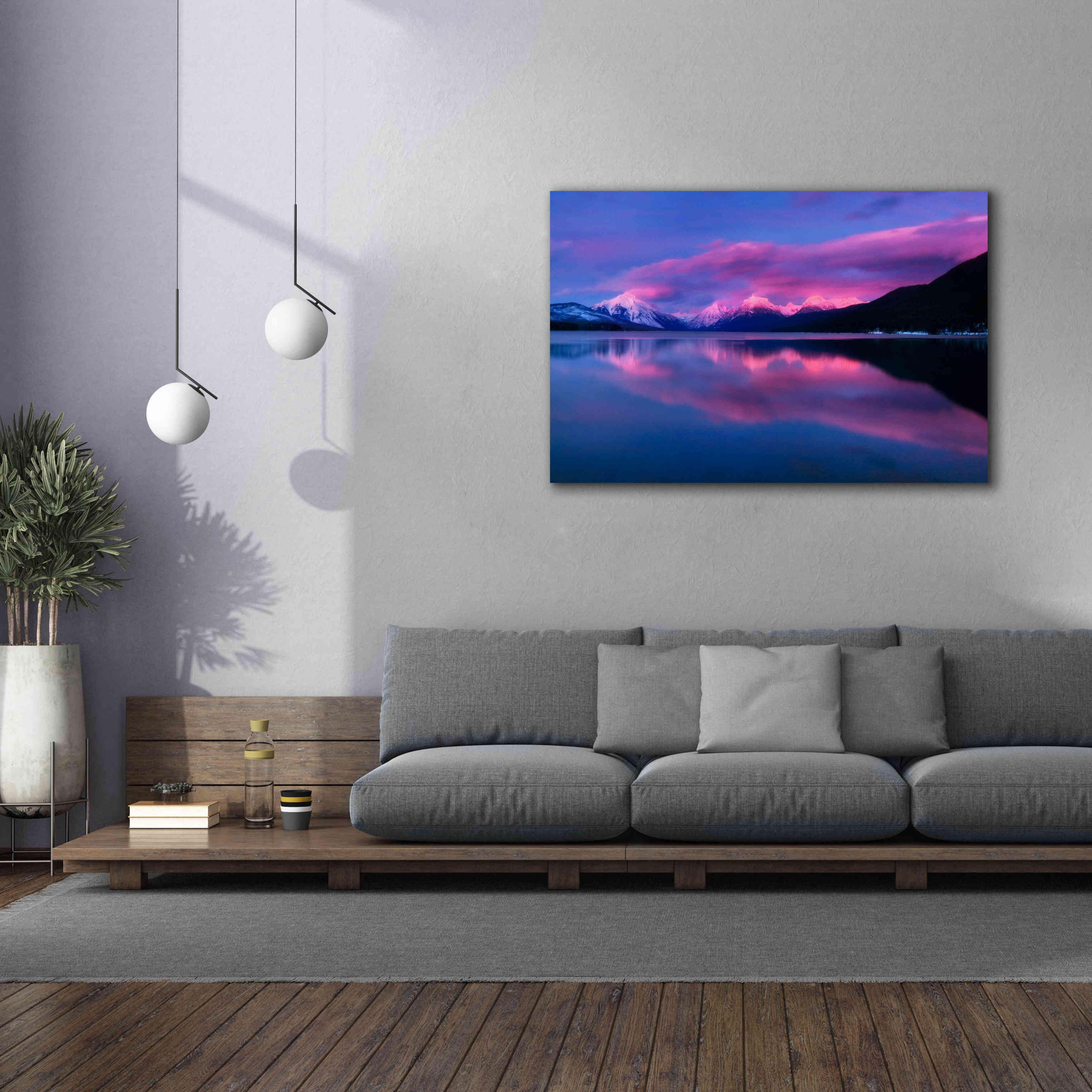 'Glacier McDonald' by Thomas Haney, Giclee Canvas Wall Art,60 x 40