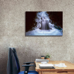 'Ice Fall 3' by Thomas Haney, Giclee Canvas Wall Art,40 x 26