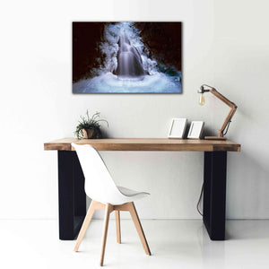 'Ice Fall 3' by Thomas Haney, Giclee Canvas Wall Art,40 x 26