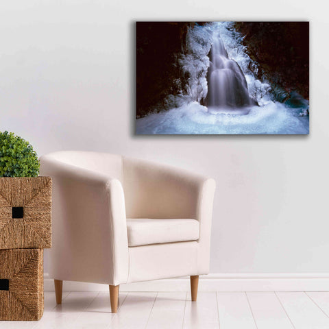 Image of 'Ice Fall 3' by Thomas Haney, Giclee Canvas Wall Art,40 x 26
