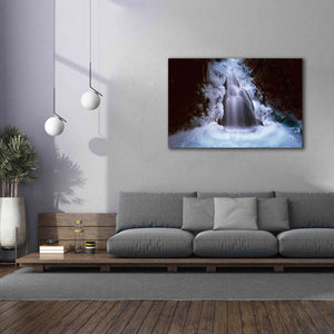 'Ice Fall 3' by Thomas Haney, Giclee Canvas Wall Art,60 x 40