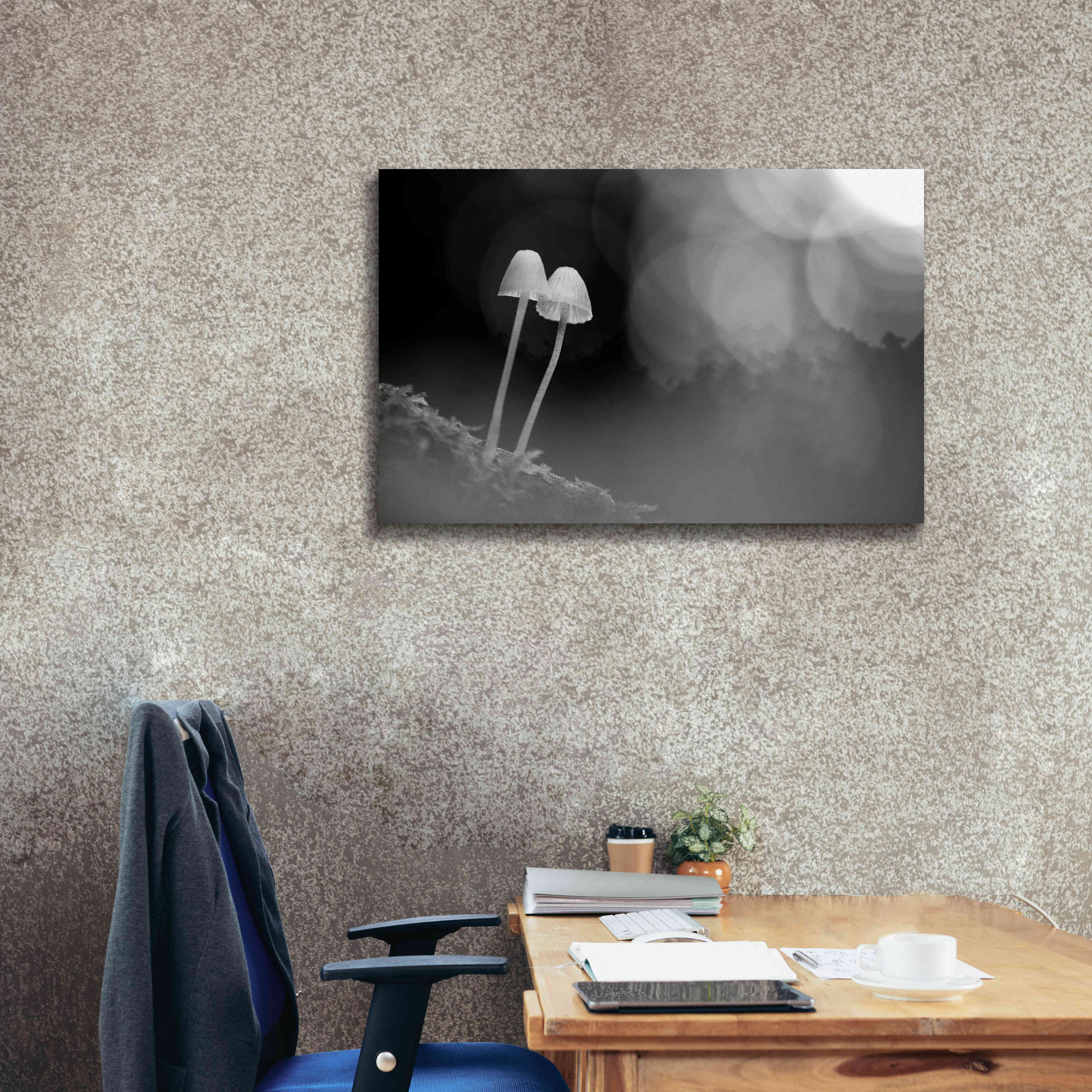 'Mushroom Tiny' by Thomas Haney, Giclee Canvas Wall Art,40 x 26