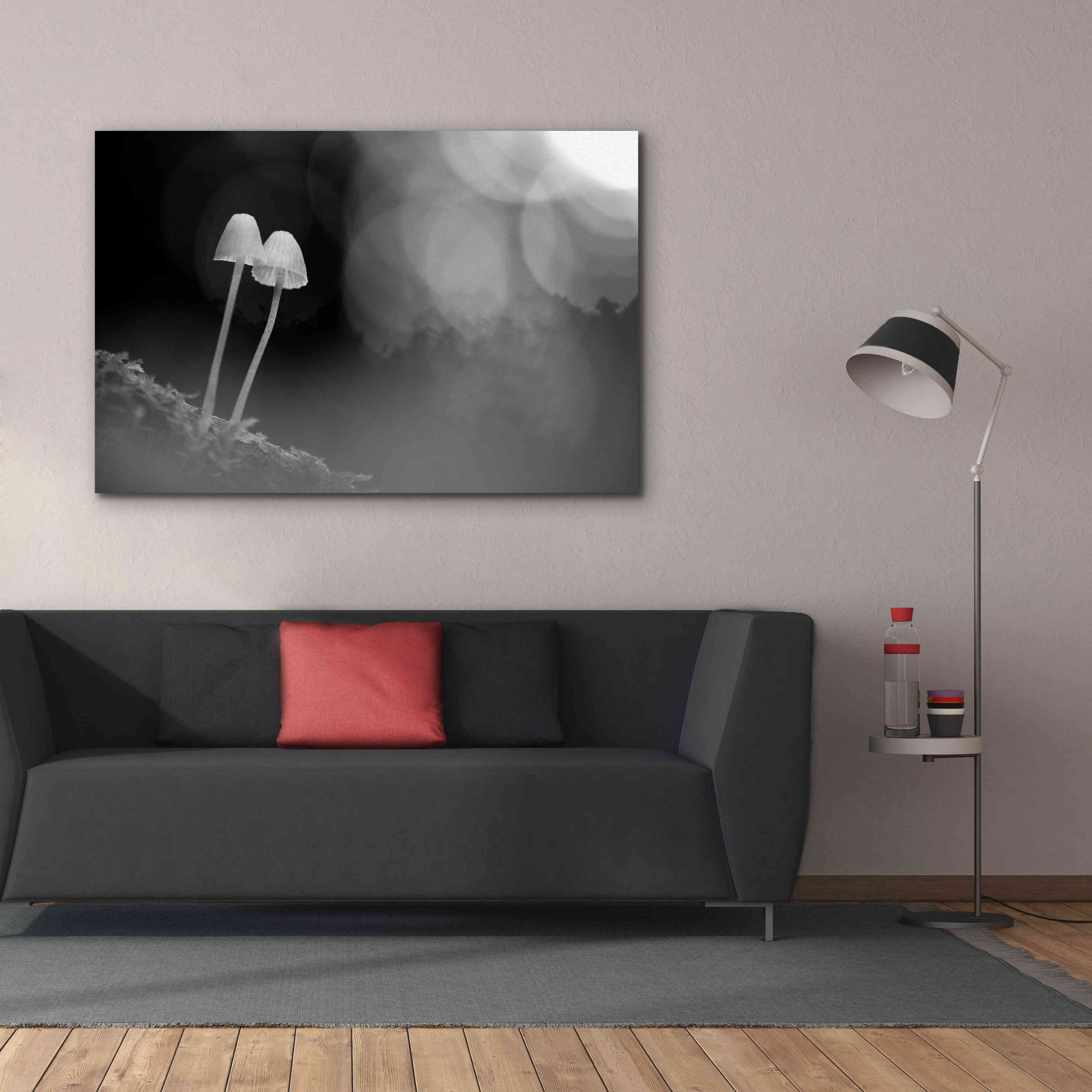 'Mushroom Tiny' by Thomas Haney, Giclee Canvas Wall Art,60 x 40