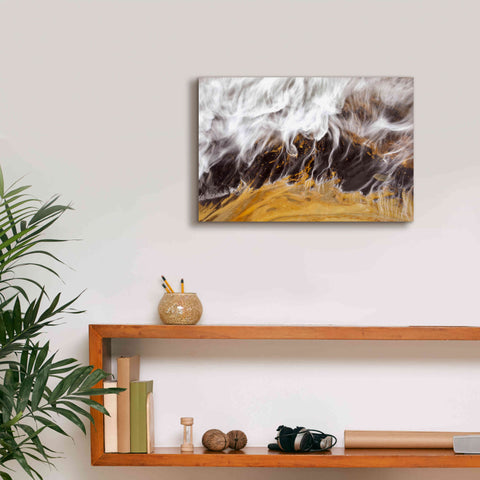 Image of 'Receding Wave' by Thomas Haney, Giclee Canvas Wall Art,18 x 12