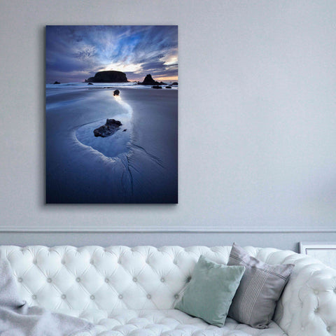 Image of 'Reflection Whale Head' by Thomas Haney, Giclee Canvas Wall Art,40 x 54