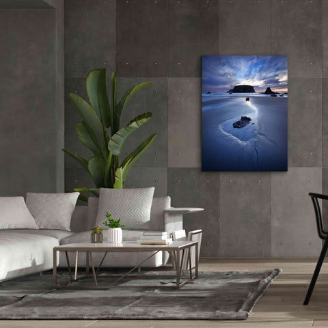 Image of 'Reflection Whale Head' by Thomas Haney, Giclee Canvas Wall Art,40 x 54