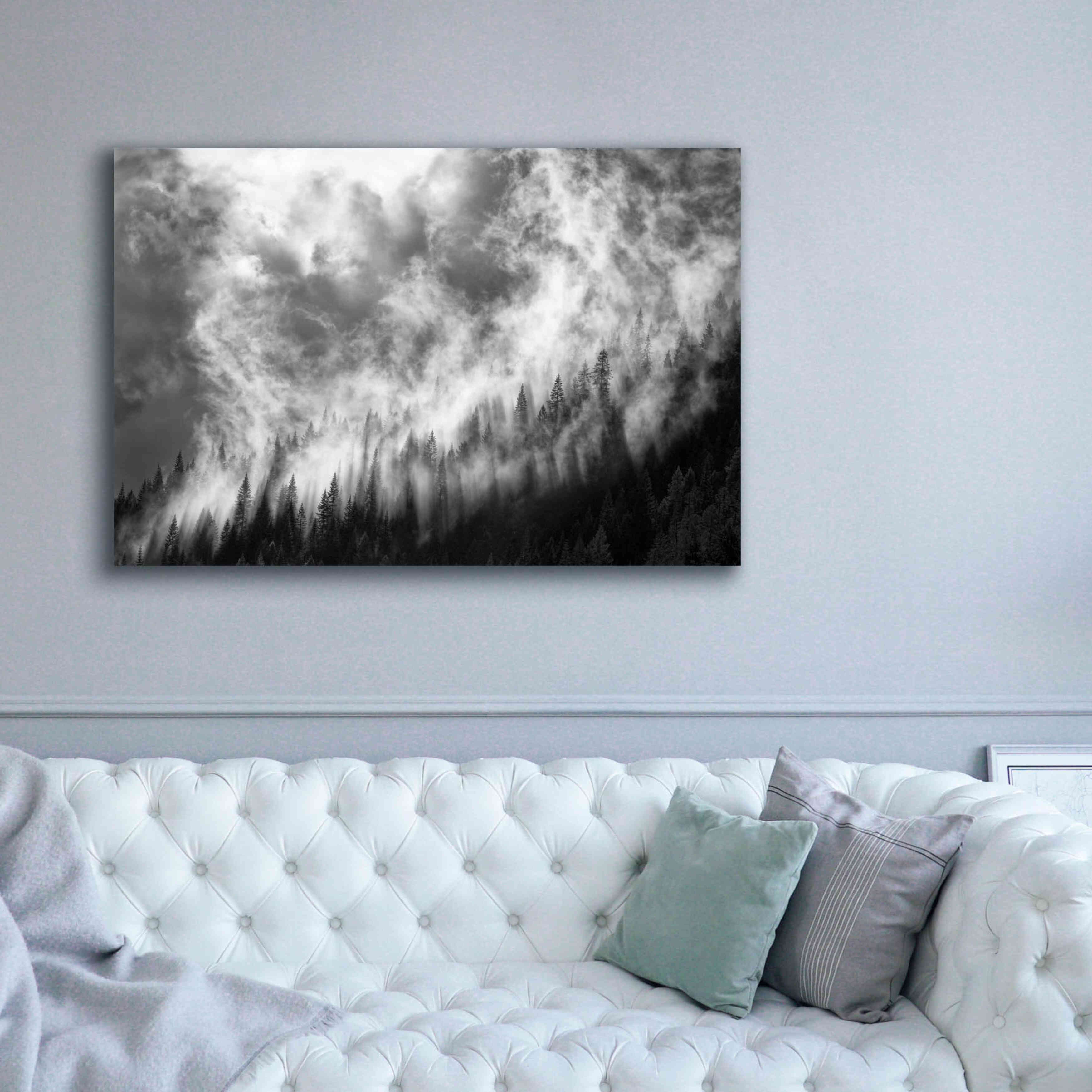 'Rising Mist 3' by Thomas Haney, Giclee Canvas Wall Art,60 x 40