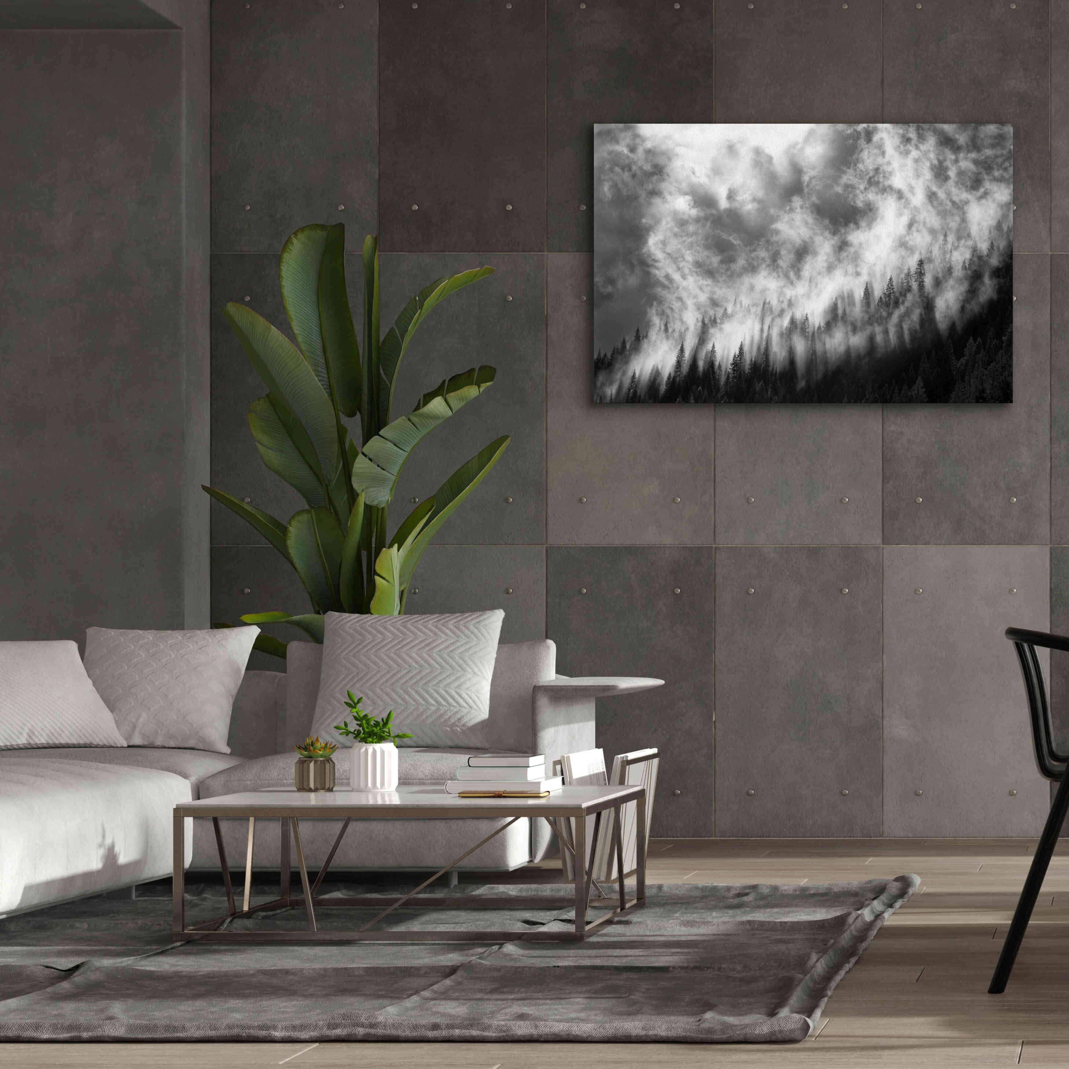 'Rising Mist 3' by Thomas Haney, Giclee Canvas Wall Art,60 x 40